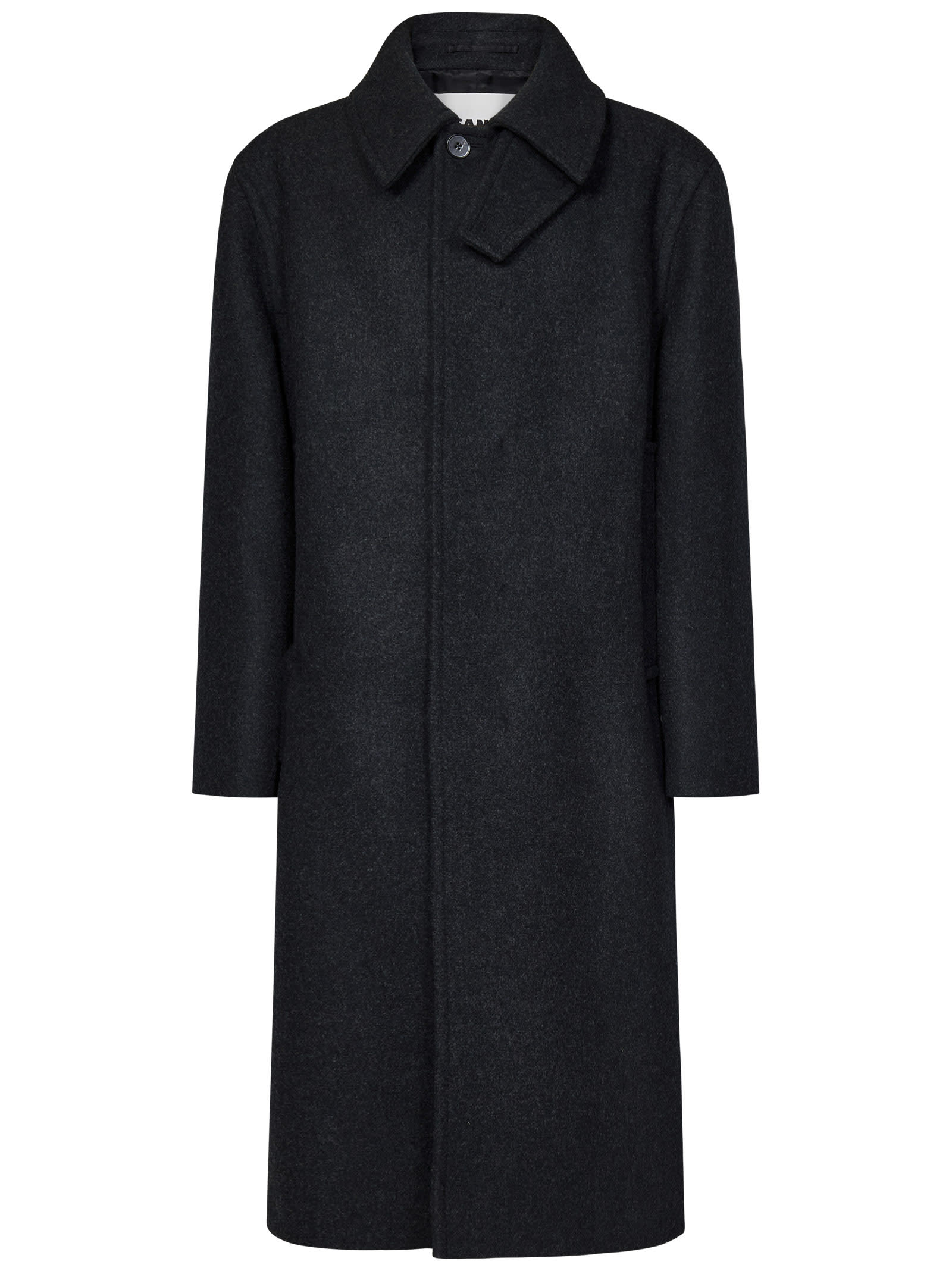 Shop Jil Sander Coat In Grey