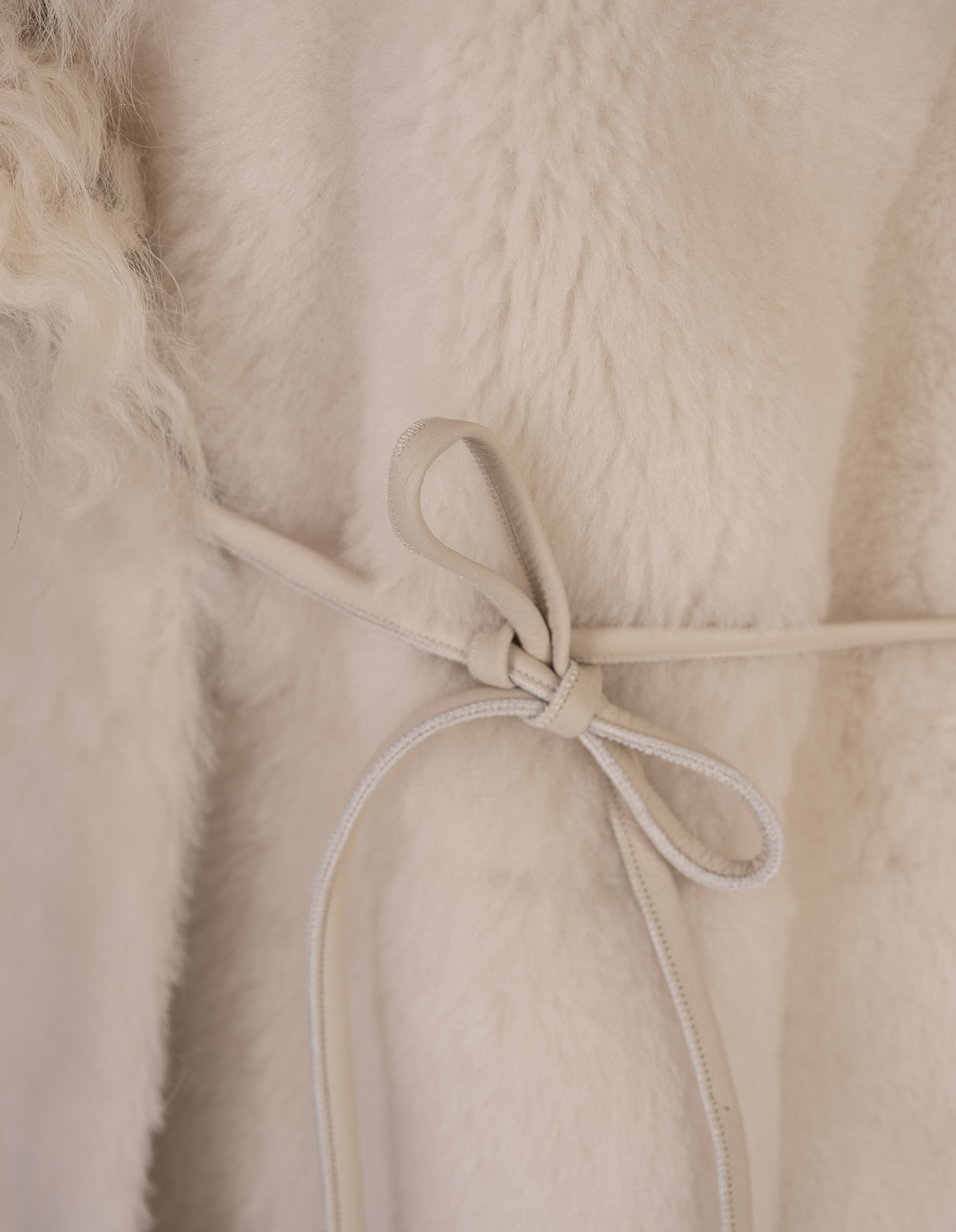 Shop P.a.r.o.s.h White Morris Sheepskin Coat