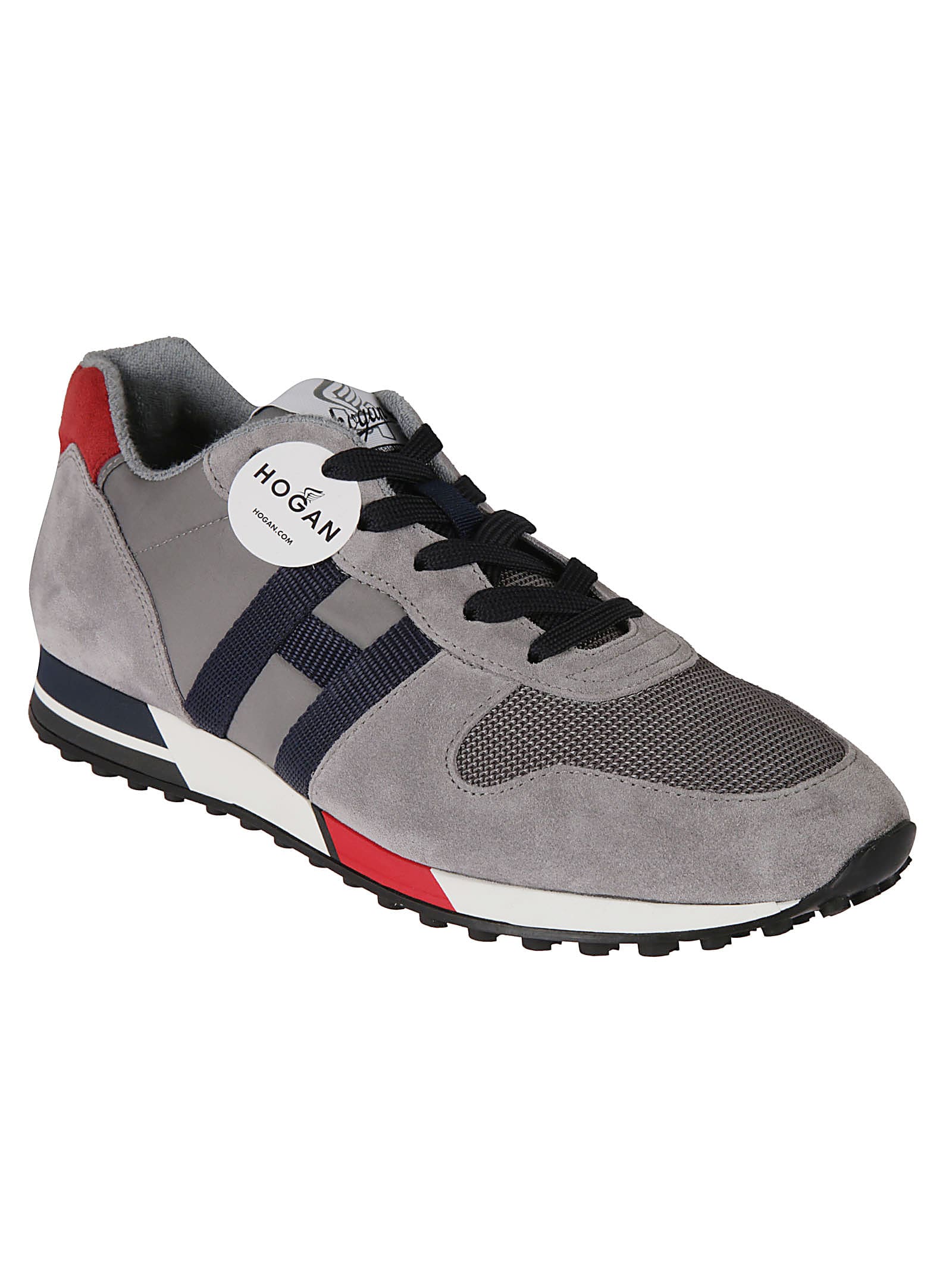 Hogan Hogan Running 3830 Sneakers - Grey/Red - 11011856 | italist