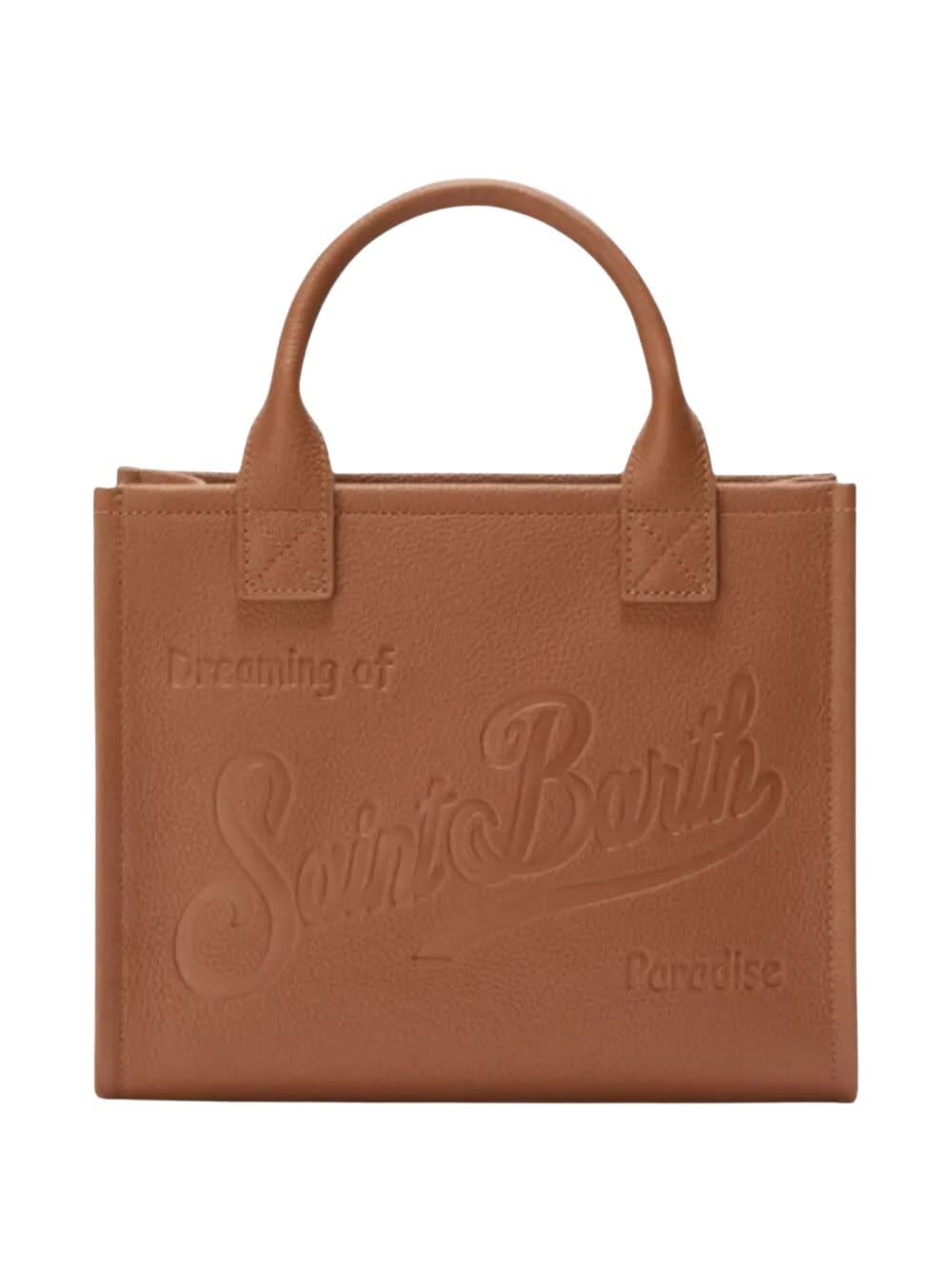 Mc2 Saint Barth Vanity Bag Midi In Brown