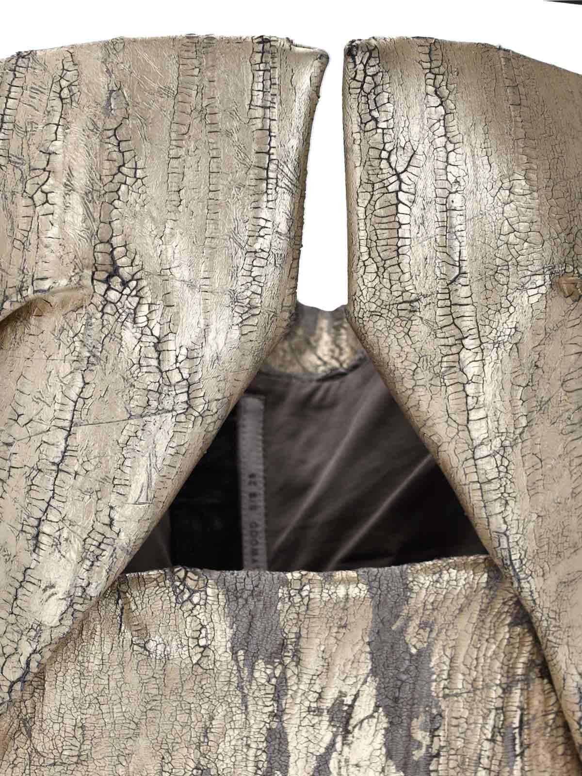 Rick Owens Top Bustier In Gold