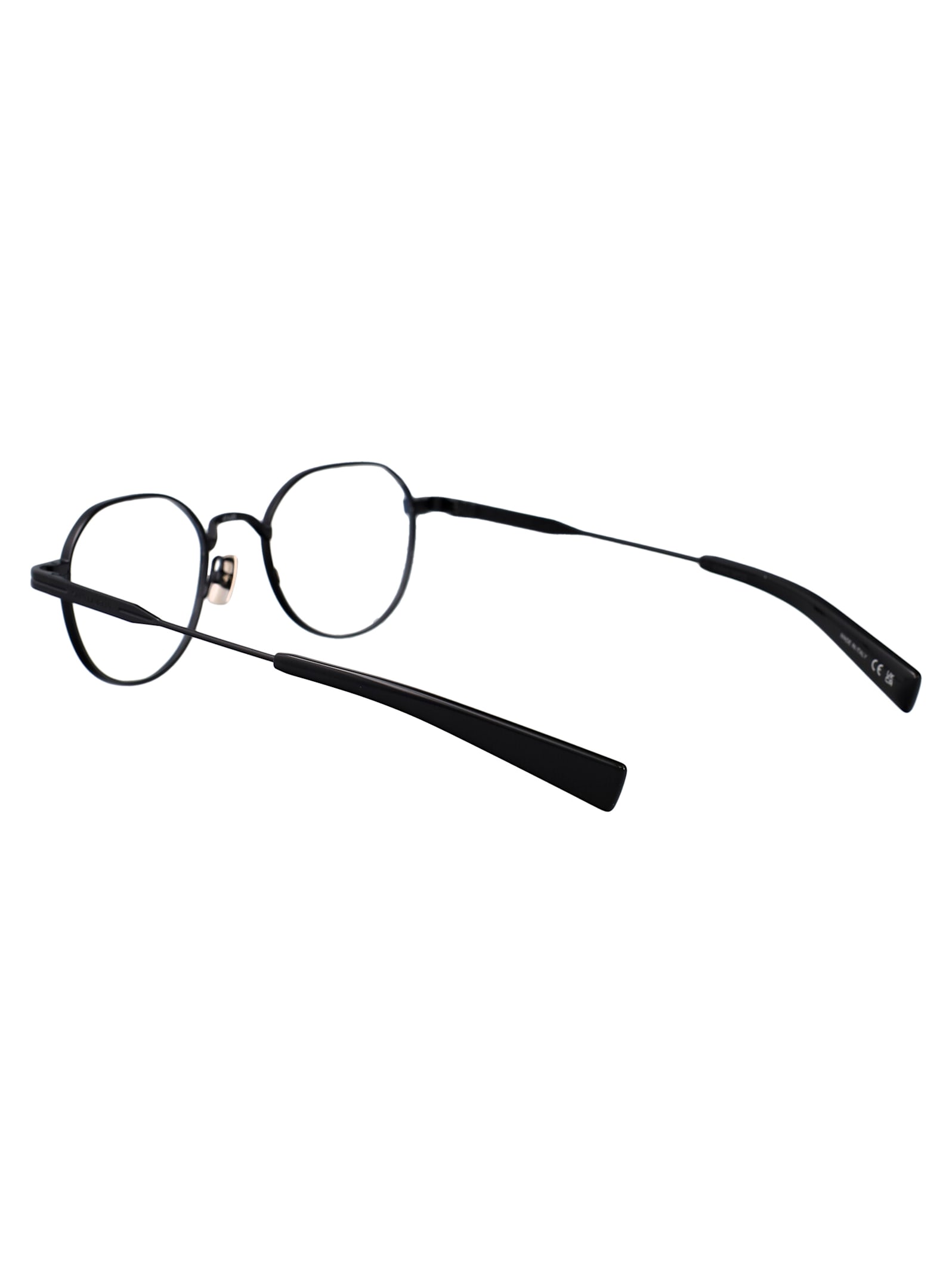 Saint Laurent Sl 730 Glasses In Black-black-transparent