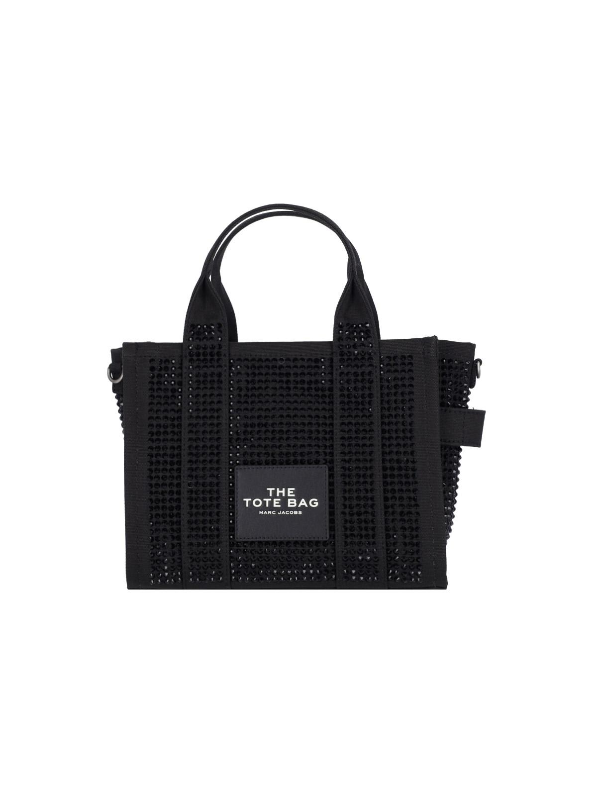 Shop Marc Jacobs The Small Tote Bag In Black