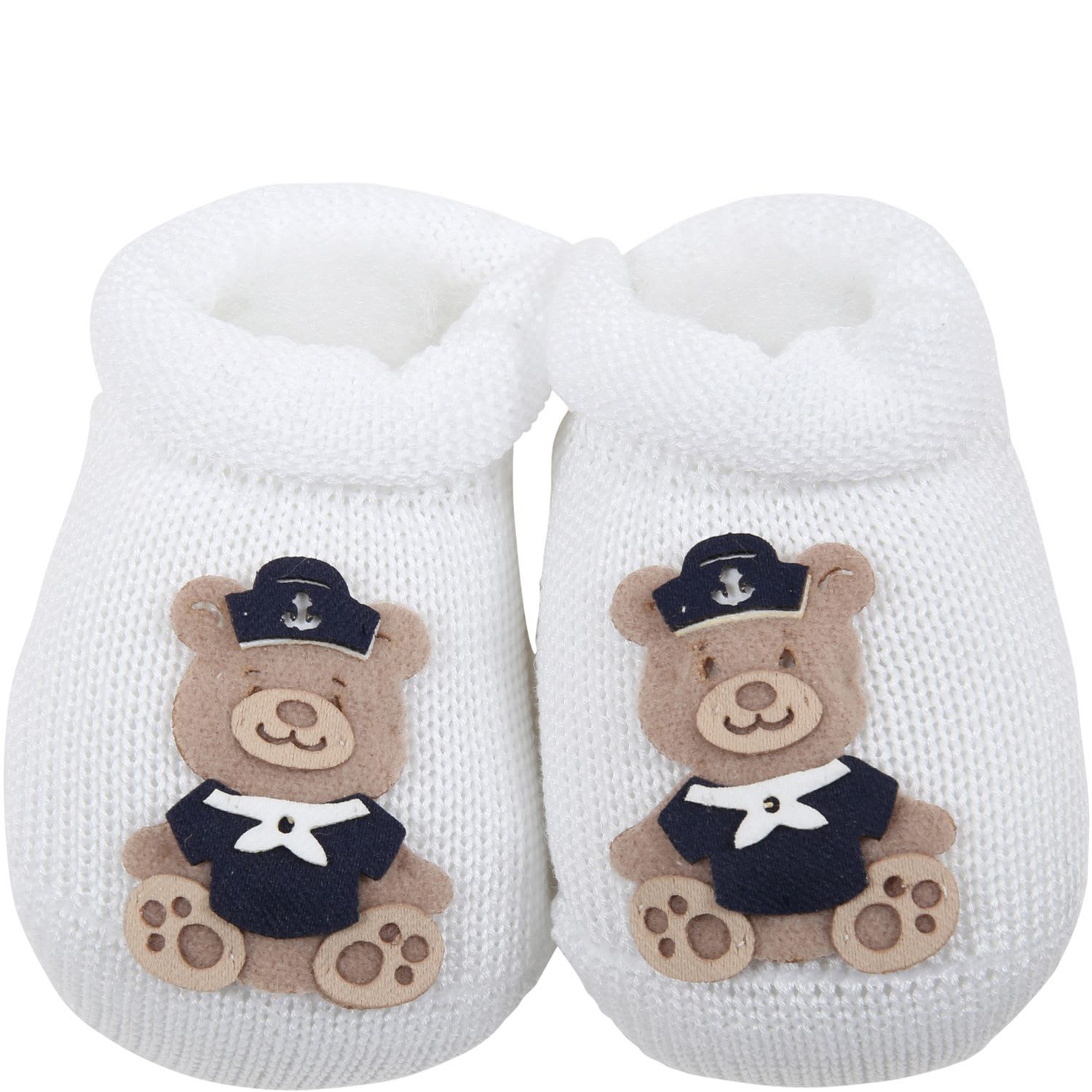 Story loris White Slippers For Baby Boy