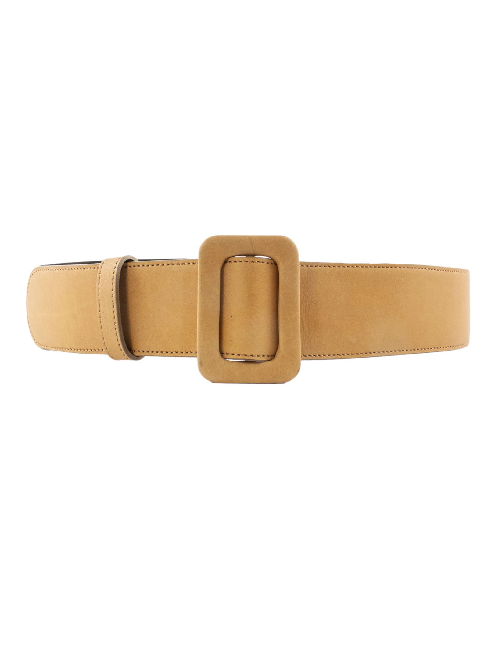 Federica Tosi Beige Leather Belt