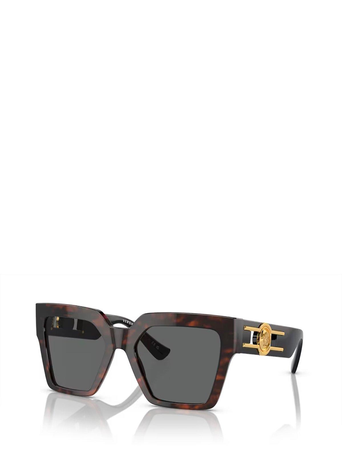 Shop Versace Butterfly-frame Sunglasses In 542987