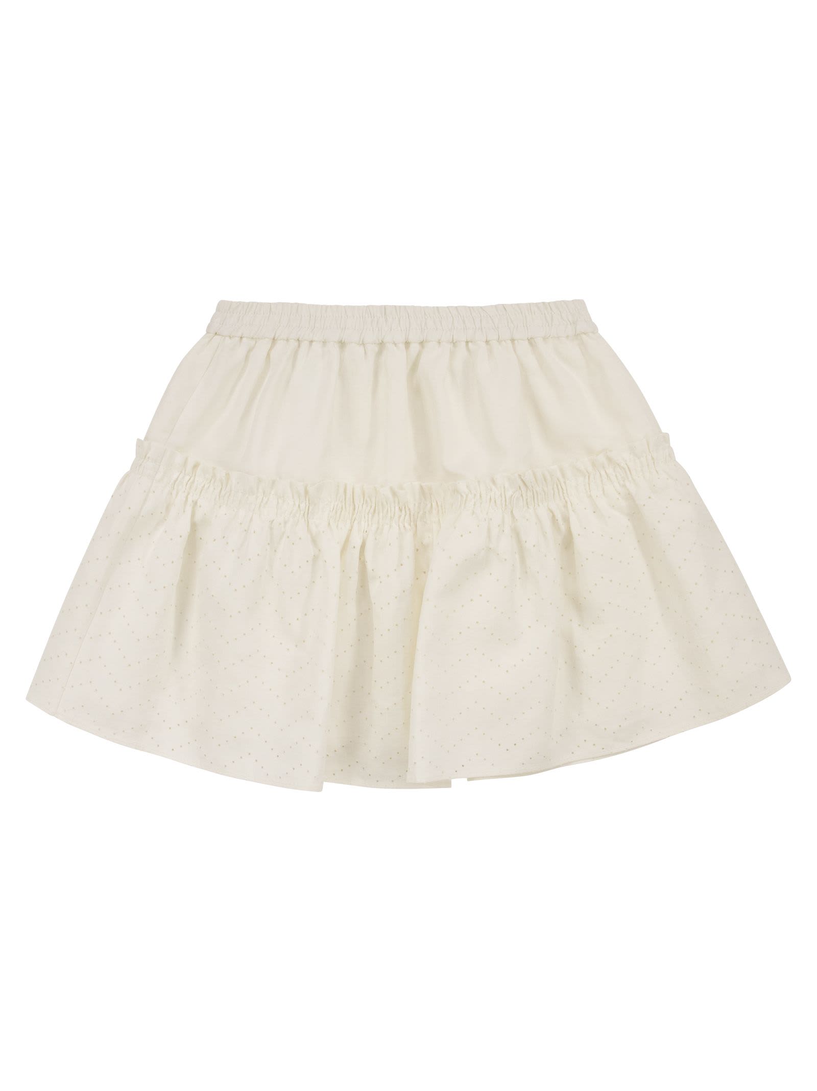 Brunello Cucinelli Linen Skirt With Flounce