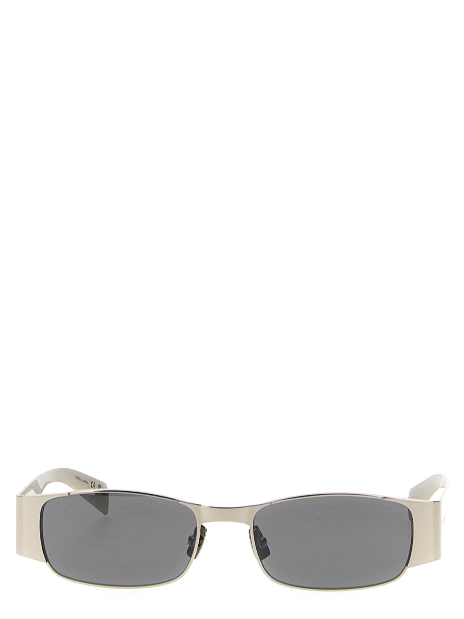 Saint Laurent Sl 738 Sunglasses In Silver Mirror