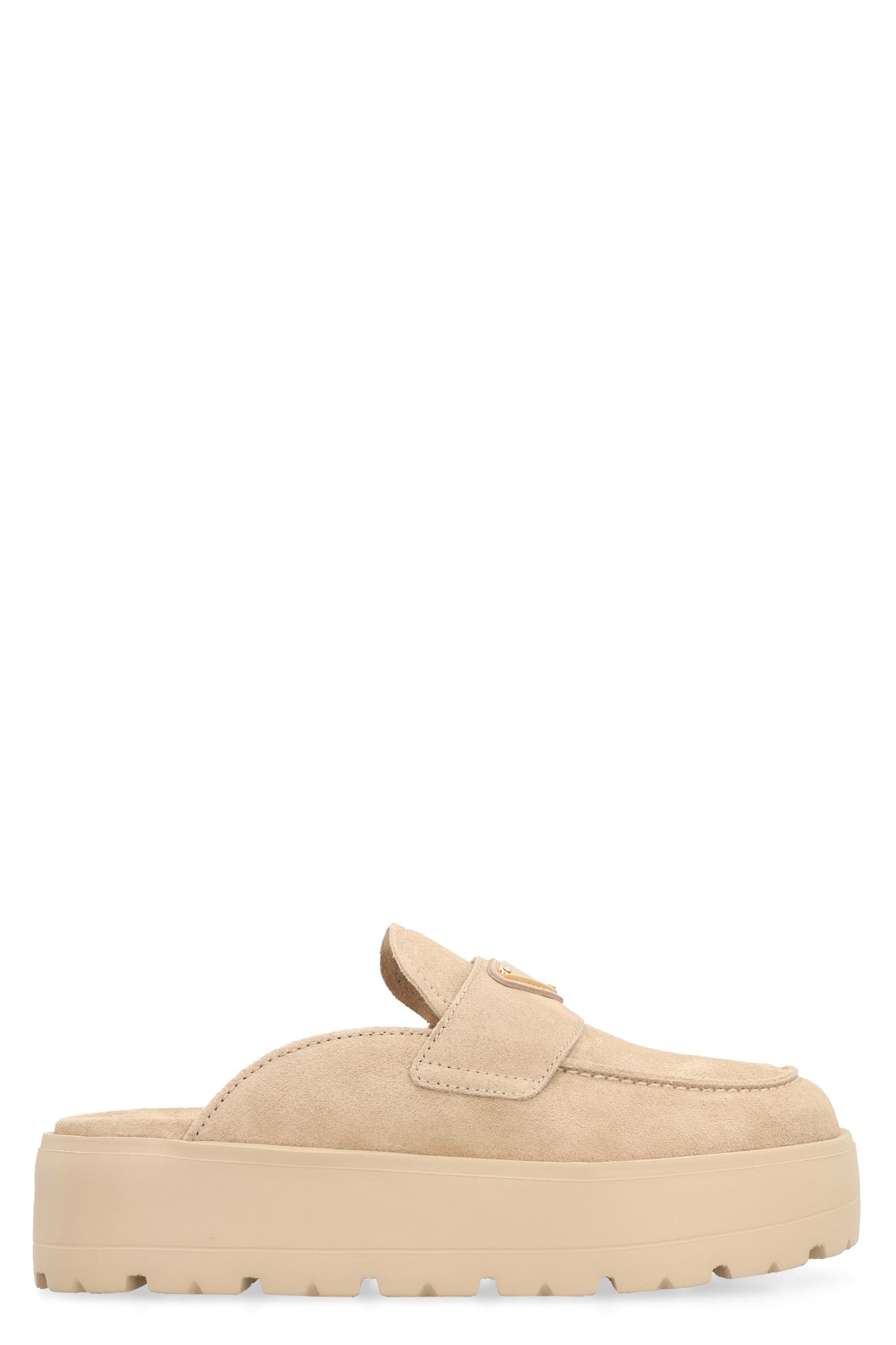 Prada Suede Mules