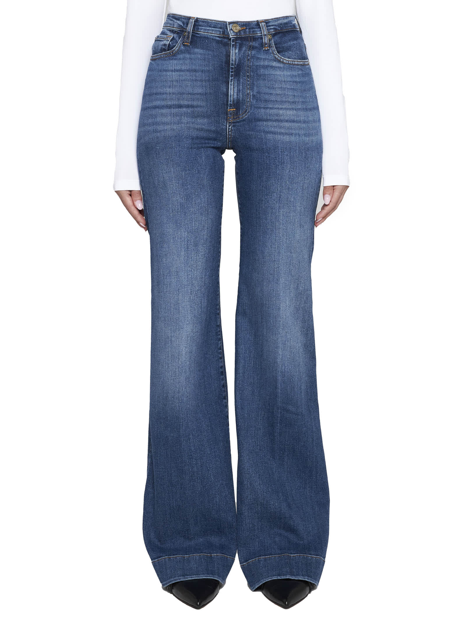 Shop 7 For All Mankind Jeans In Blue