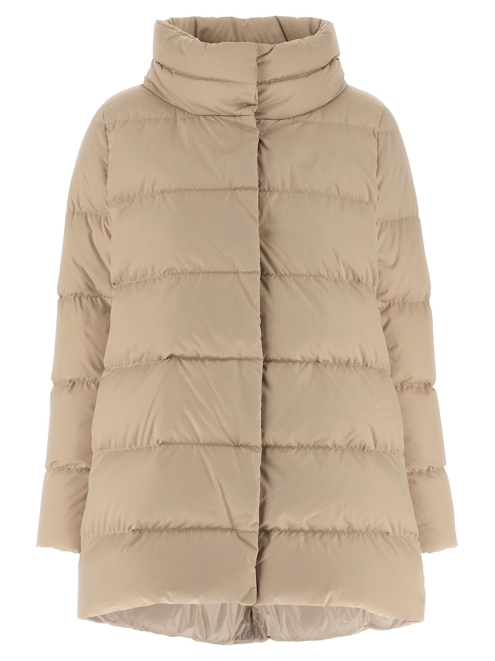 Herno A-shape Resort Down Jacket In Neutral