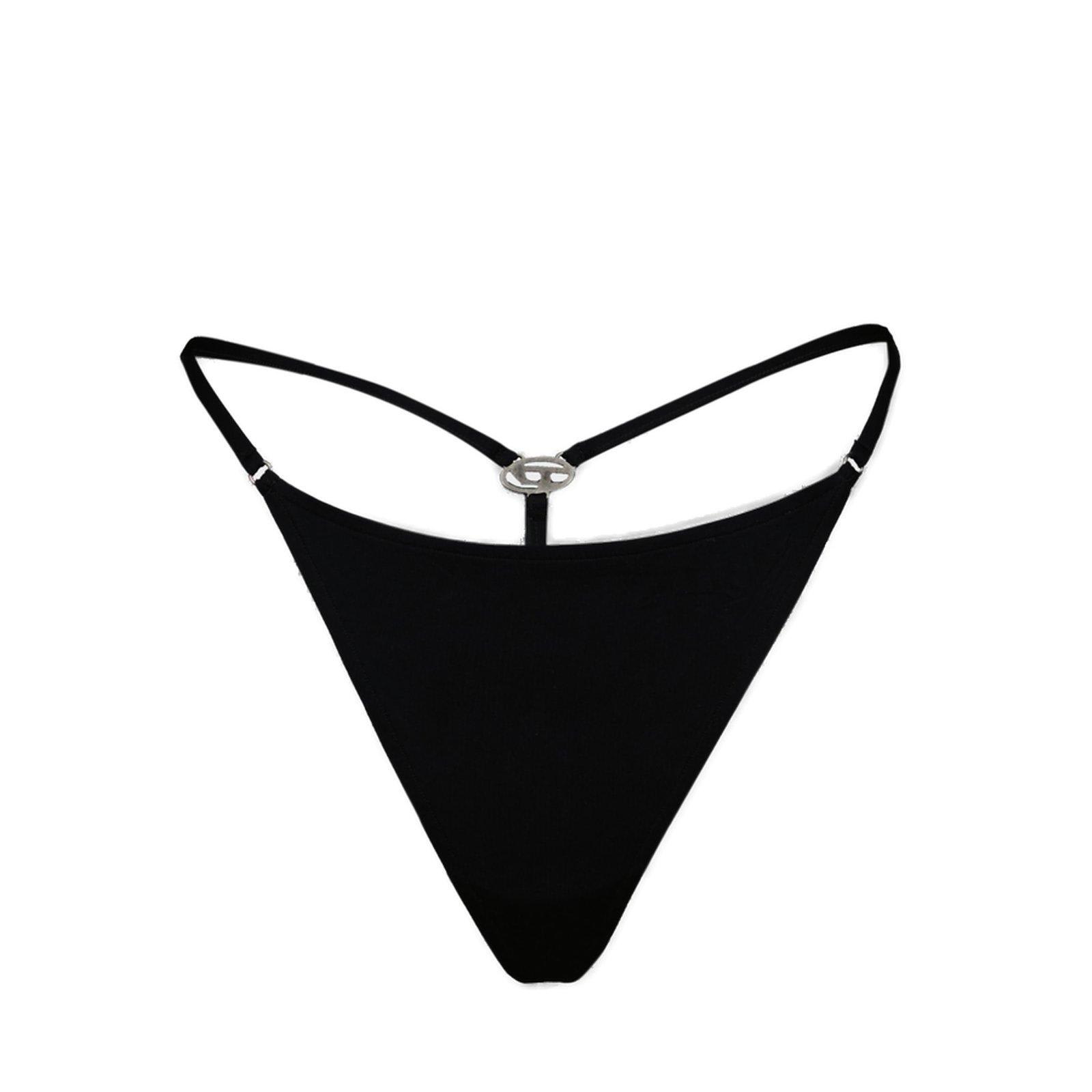 D-string-dnm Oval D-plaque Thong