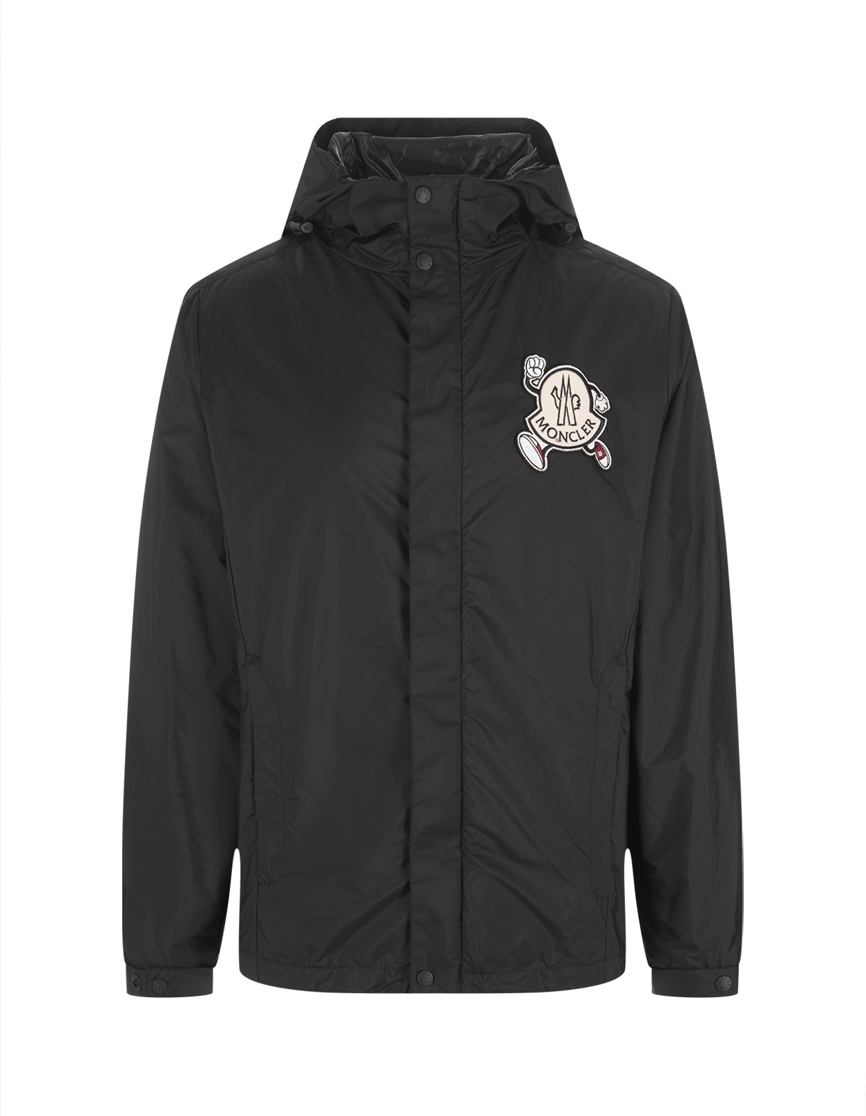 MONCLER BLACK GUIERS WATERPROOF JACKET