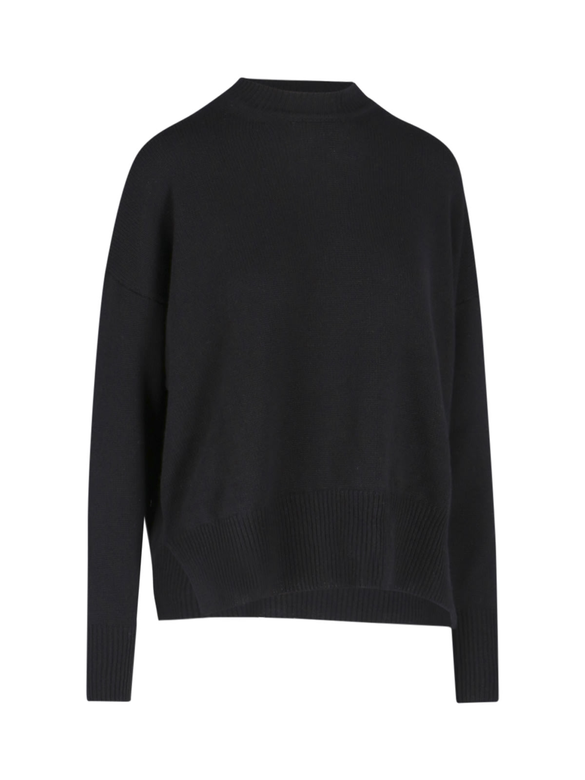 Shop Jil Sander Crewneck Sweater In Black