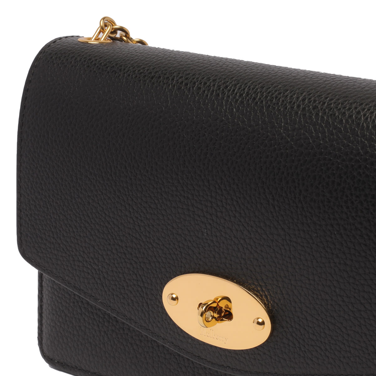 Shop Mulberry Darley Classic Small Shoulder Bag In Black