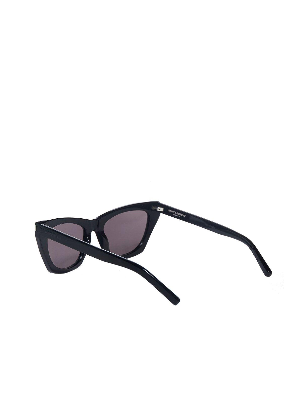 Saint Laurent New Wave Sl 214 Kate Sunglasses In Black