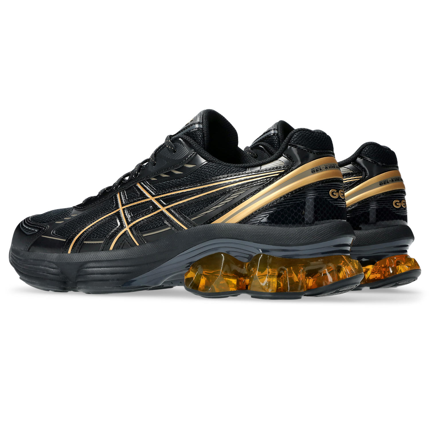 Asics Gel Kinetic Fluent Sneaker In Black Black