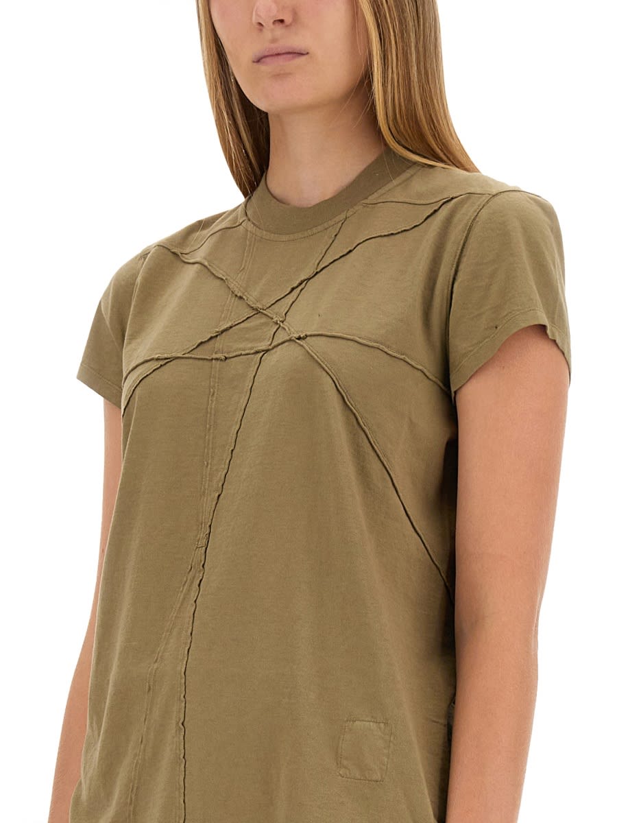 Shop Drkshdw Cotton T-shirt In Military Green