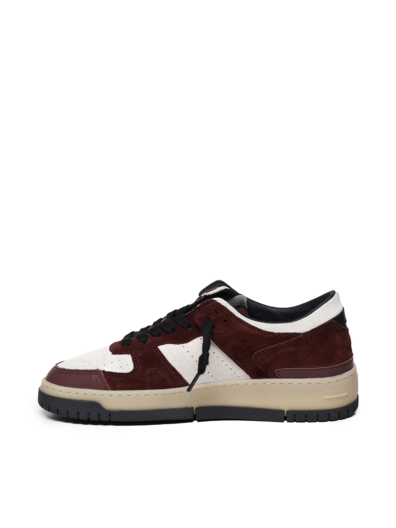 Shop Date Sneakers Torneo Striped In Brown