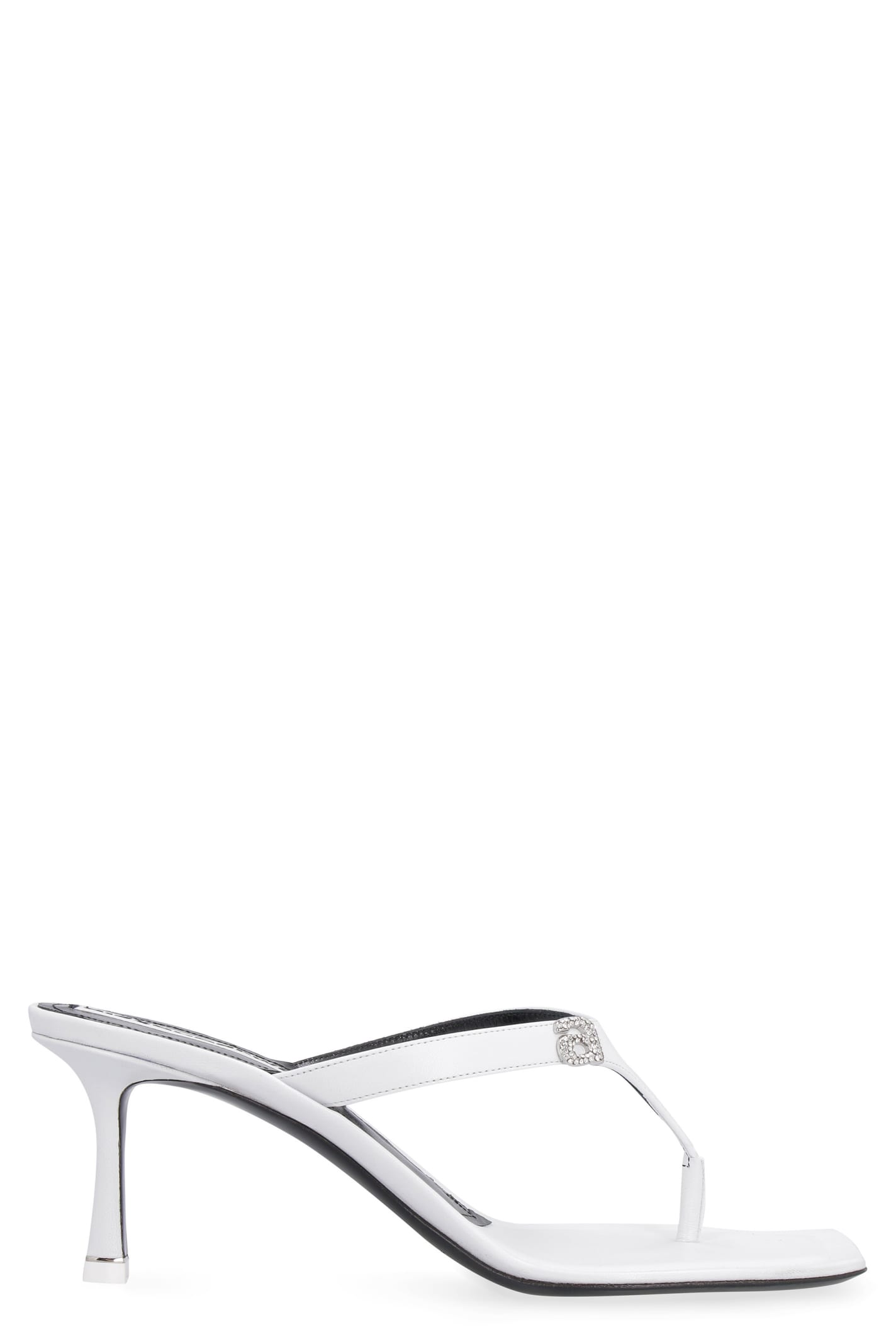 Alexander Wang Ivy 65 Leather Thong-sandals