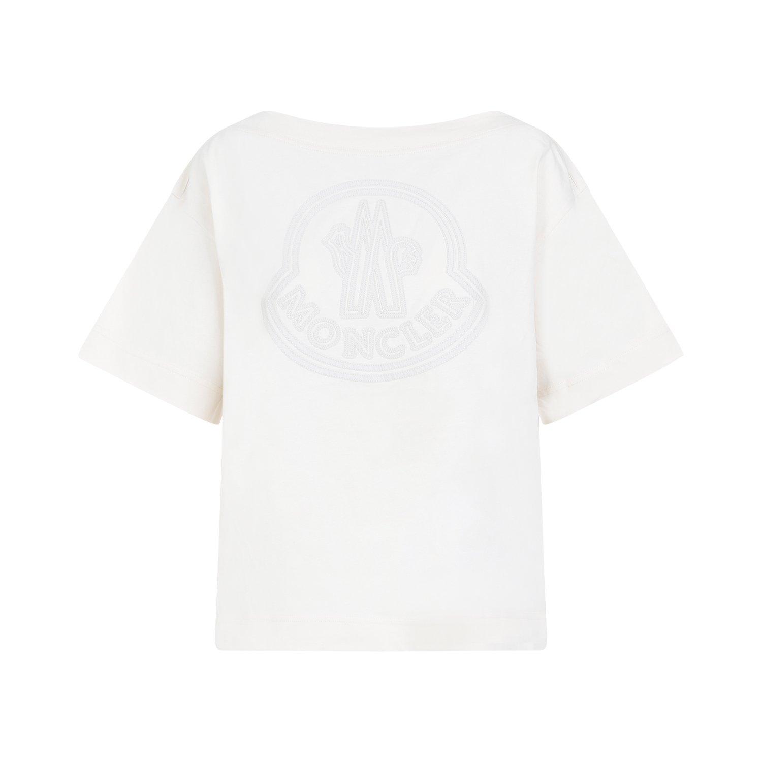 Shop Moncler Logo Detailed Crewneck T-shirt