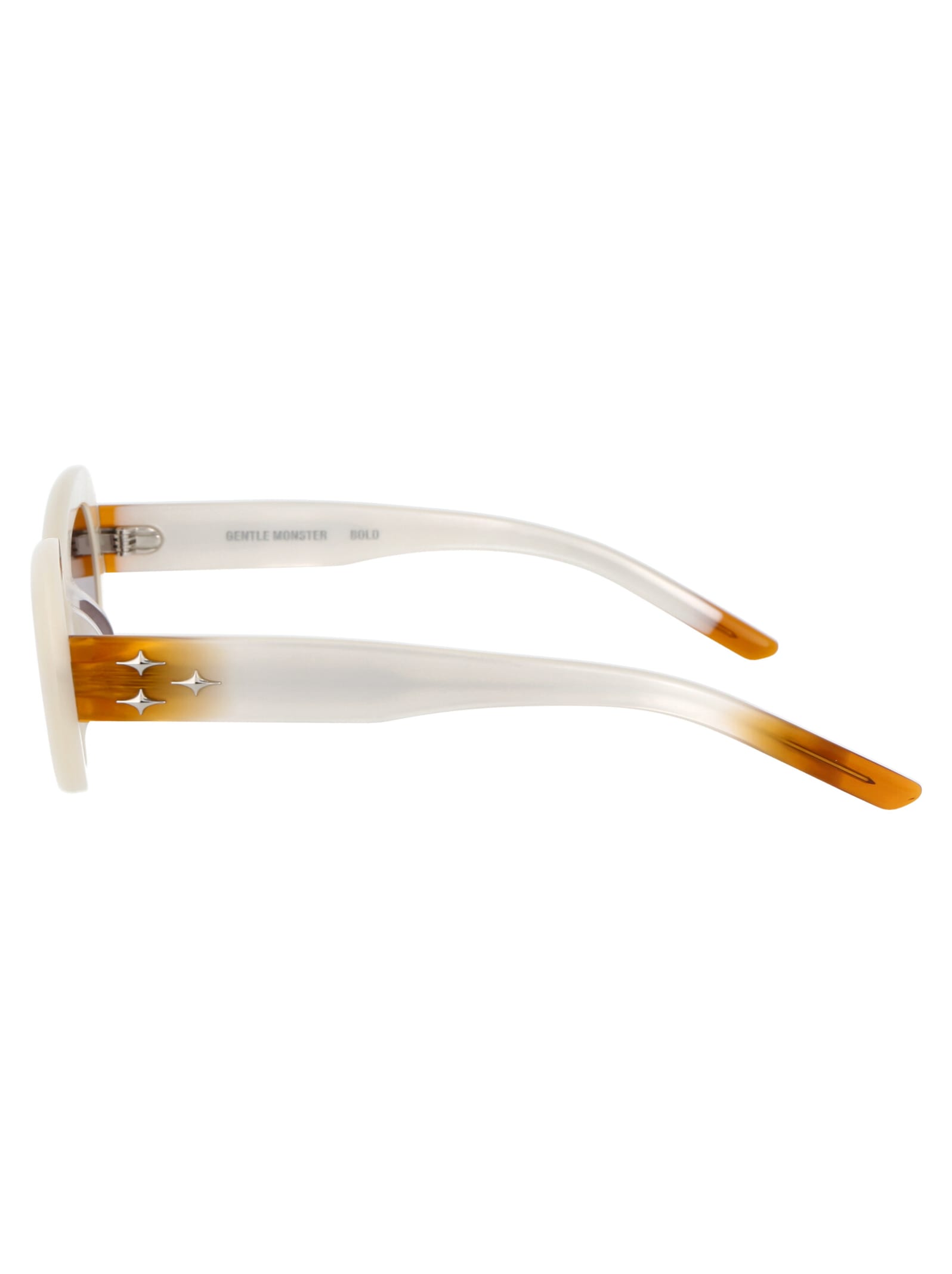 Shop Gentle Monster Eve Sunglasses In Wc6 White