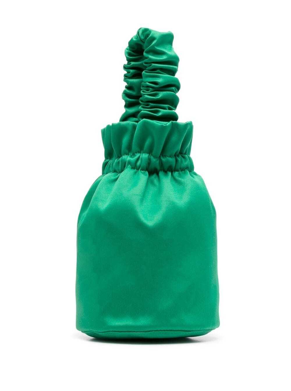 Green Recycled Fabric Handbag Ganni Woman