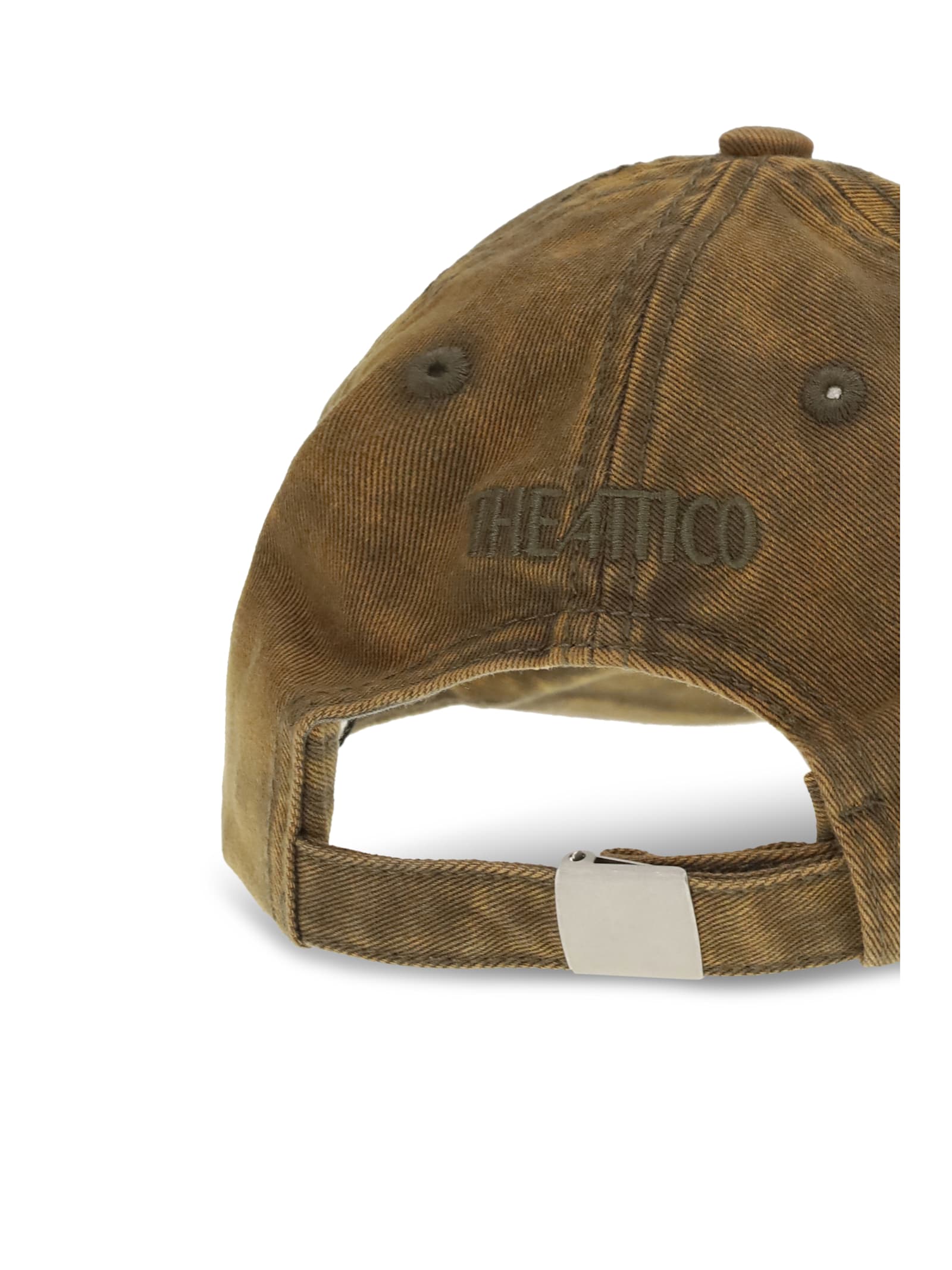 Attico Baseball Cap Curved Brim Six Panel Structure In Brown