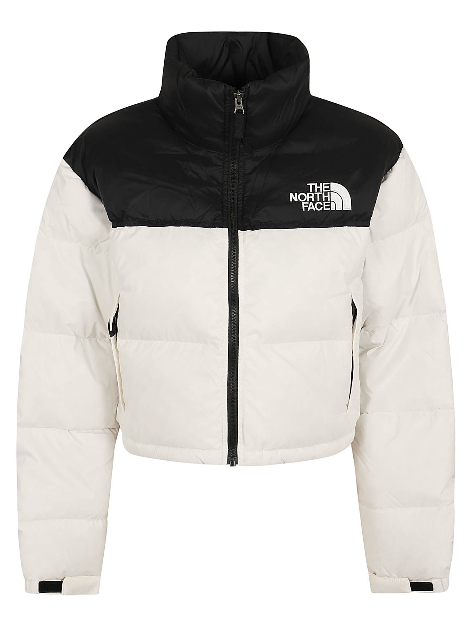 Shop The North Face Women S Nuptse Short Jacket In White