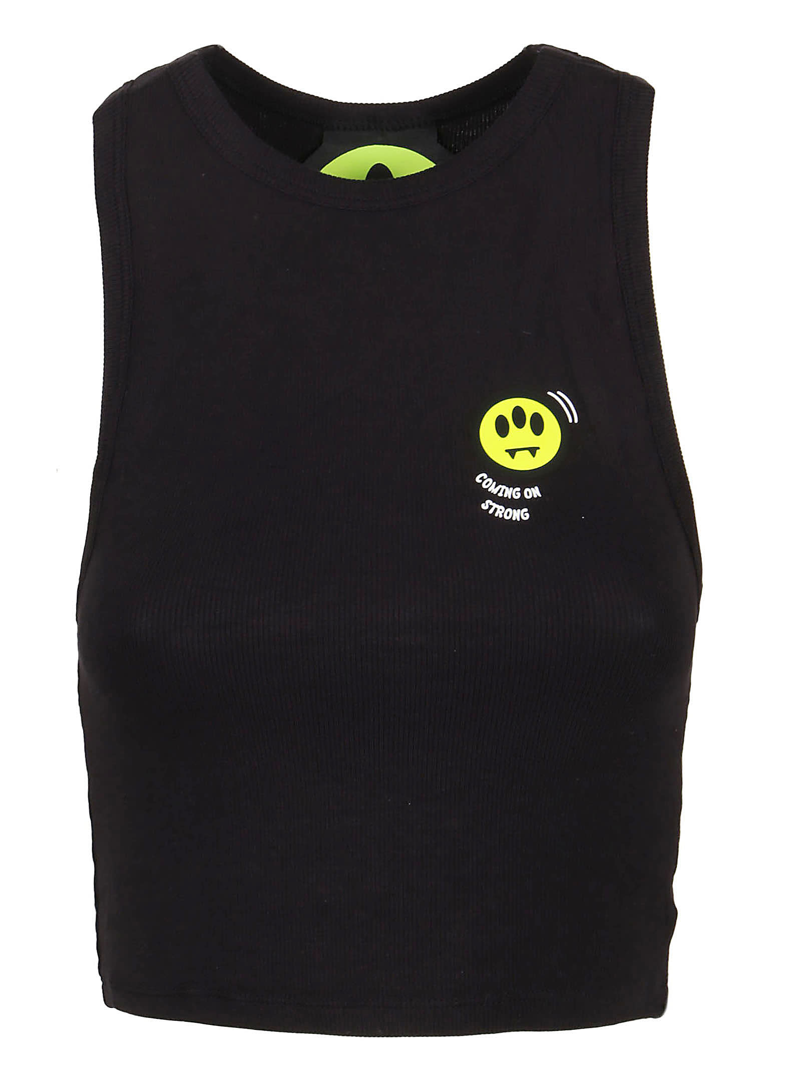 Barrow Knitwear Tank Top In Nero/black