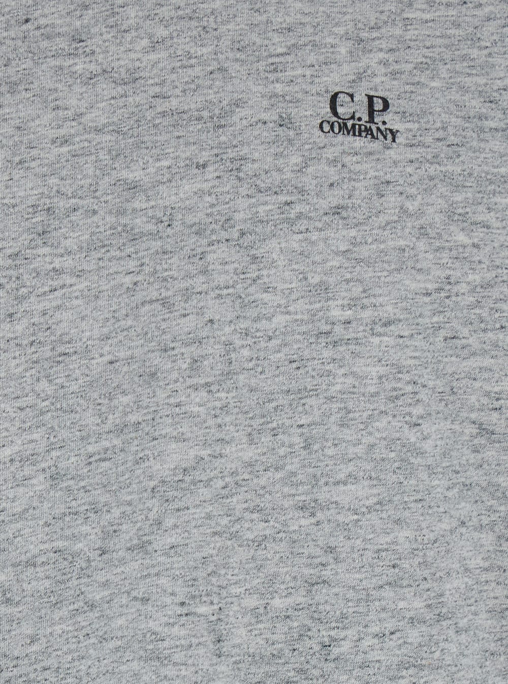 C.p. Company Grey T-shirt With Logo Printed On The Front In Cotton Man