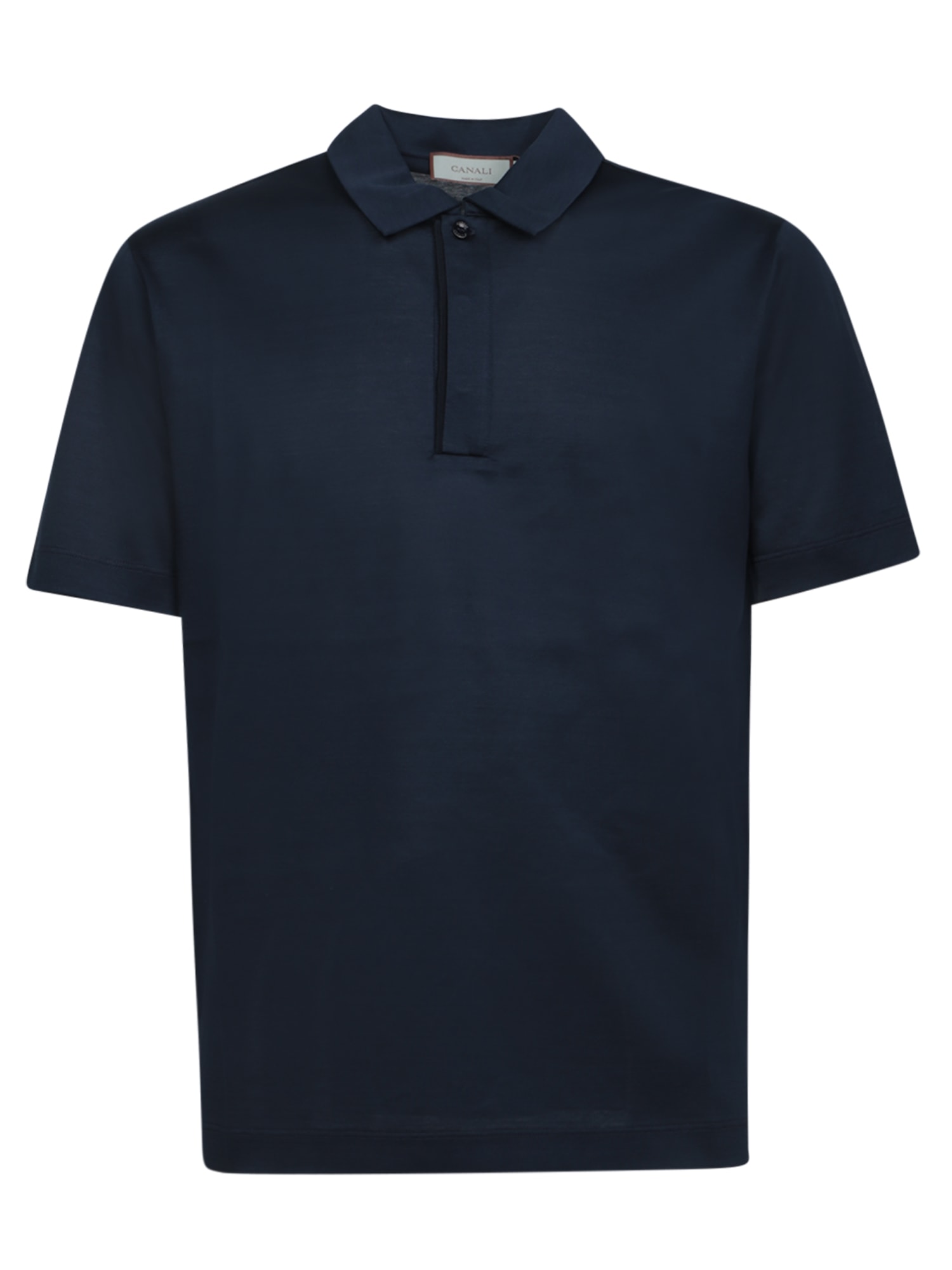 Short Sleeve Blue Polo Shirt