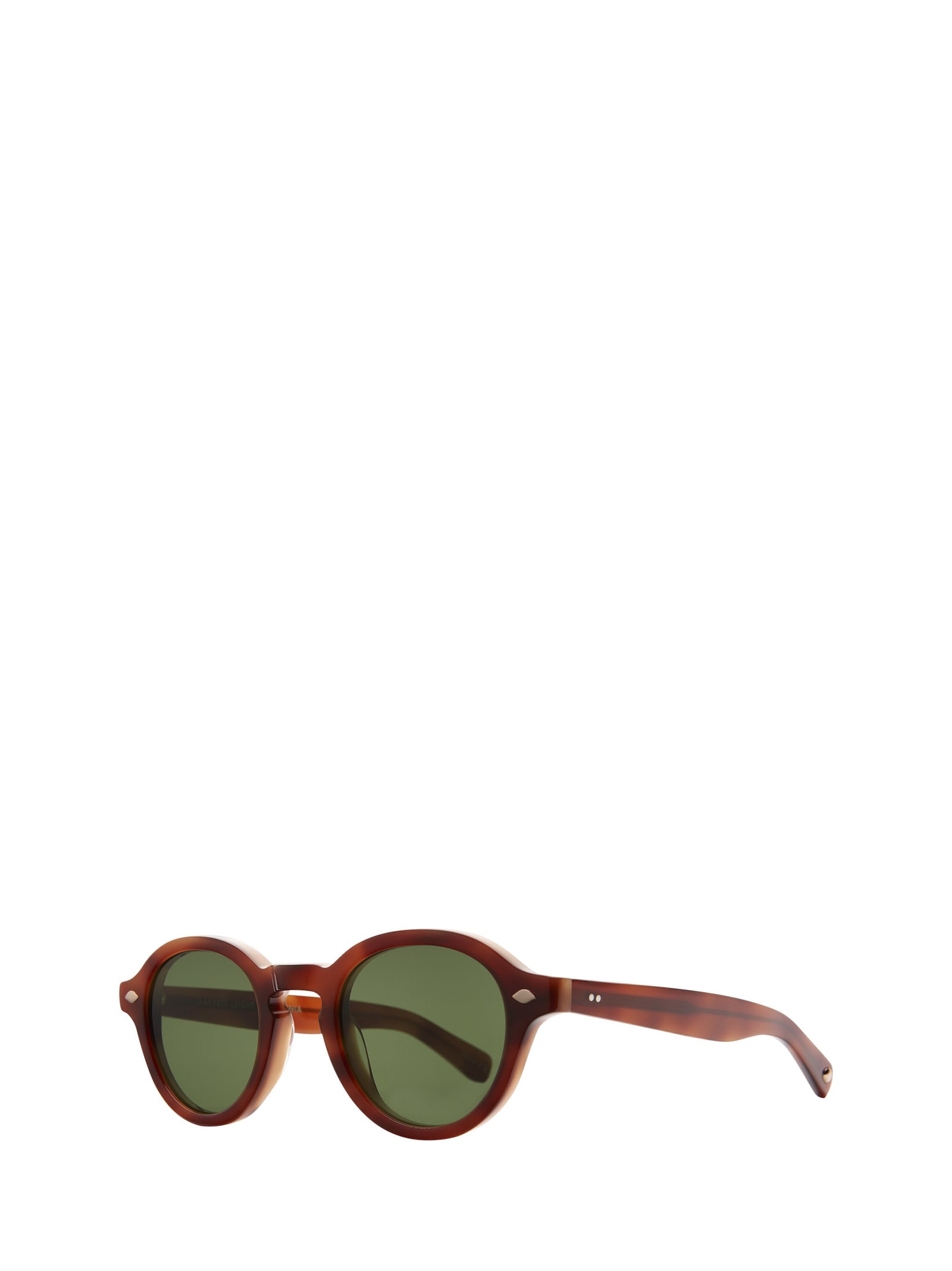 Shop Garrett Leight Flipper Sun Vintage Burnt Tortoise Sunglasses