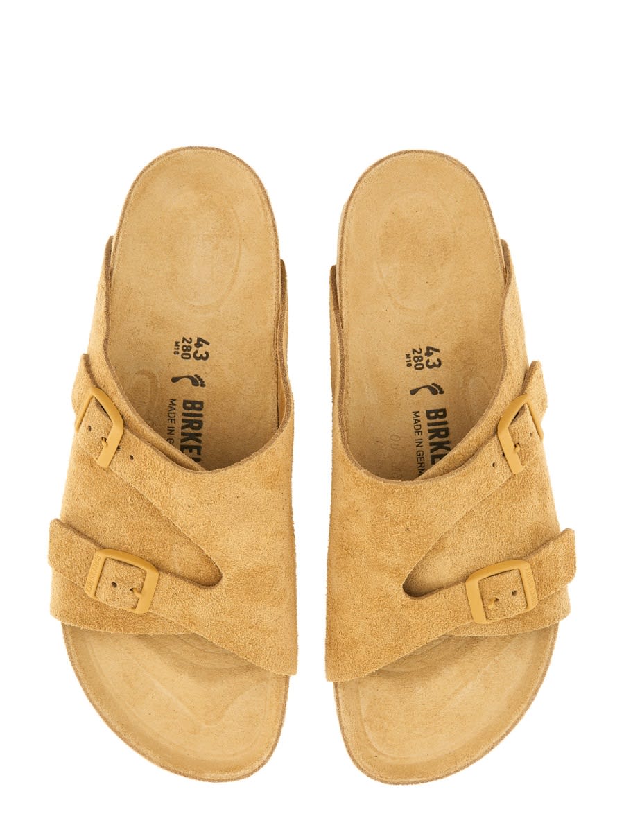 Shop Birkenstock Sandal Zürich In Beige