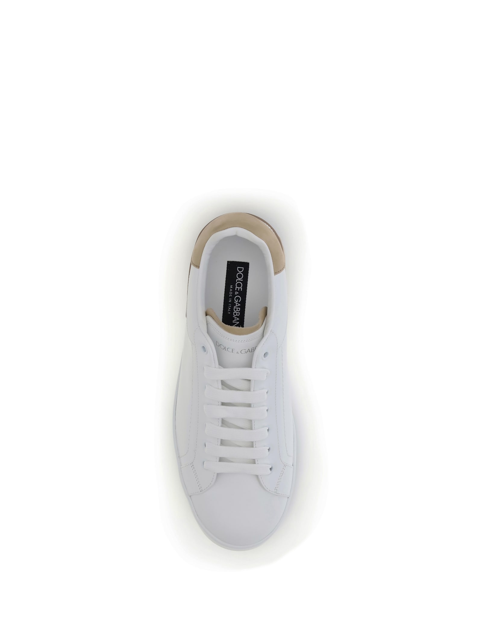 Dolce & Gabbana Men Logo Sneakers In White