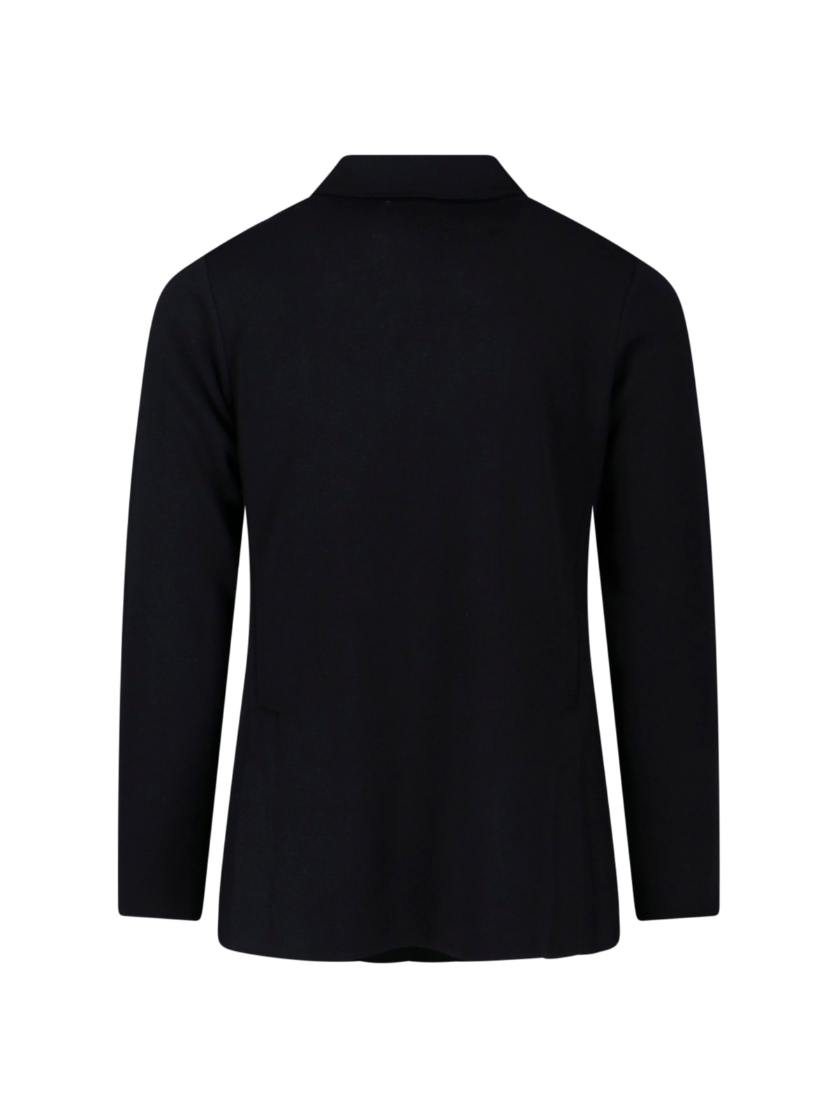 Lardini Double-breasted Blazer Featuring Notch Lapel In Black