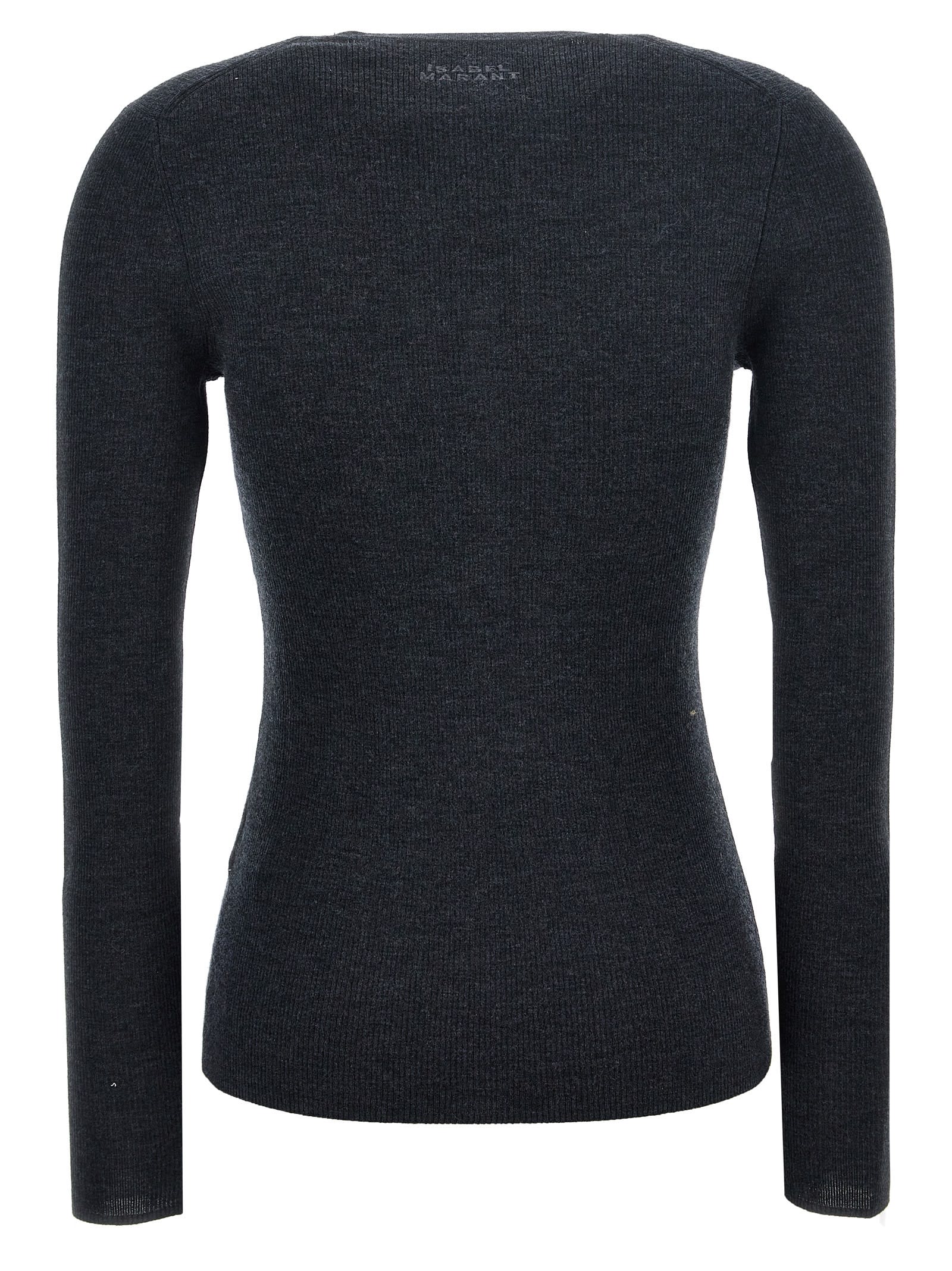 Shop Isabel Marant Estine Sweater In Gray