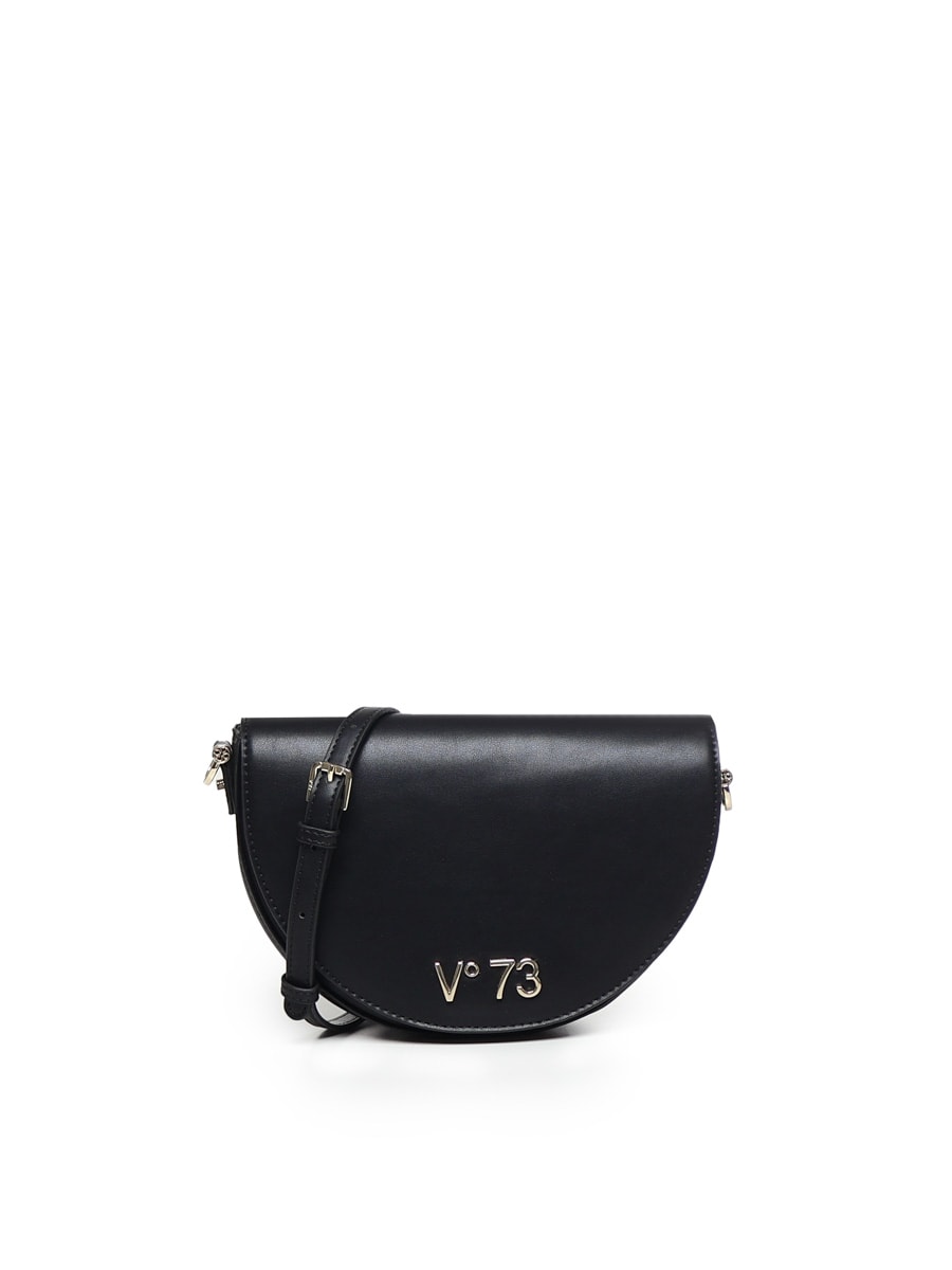 V73 Bamboo Shoulder Bag In Black