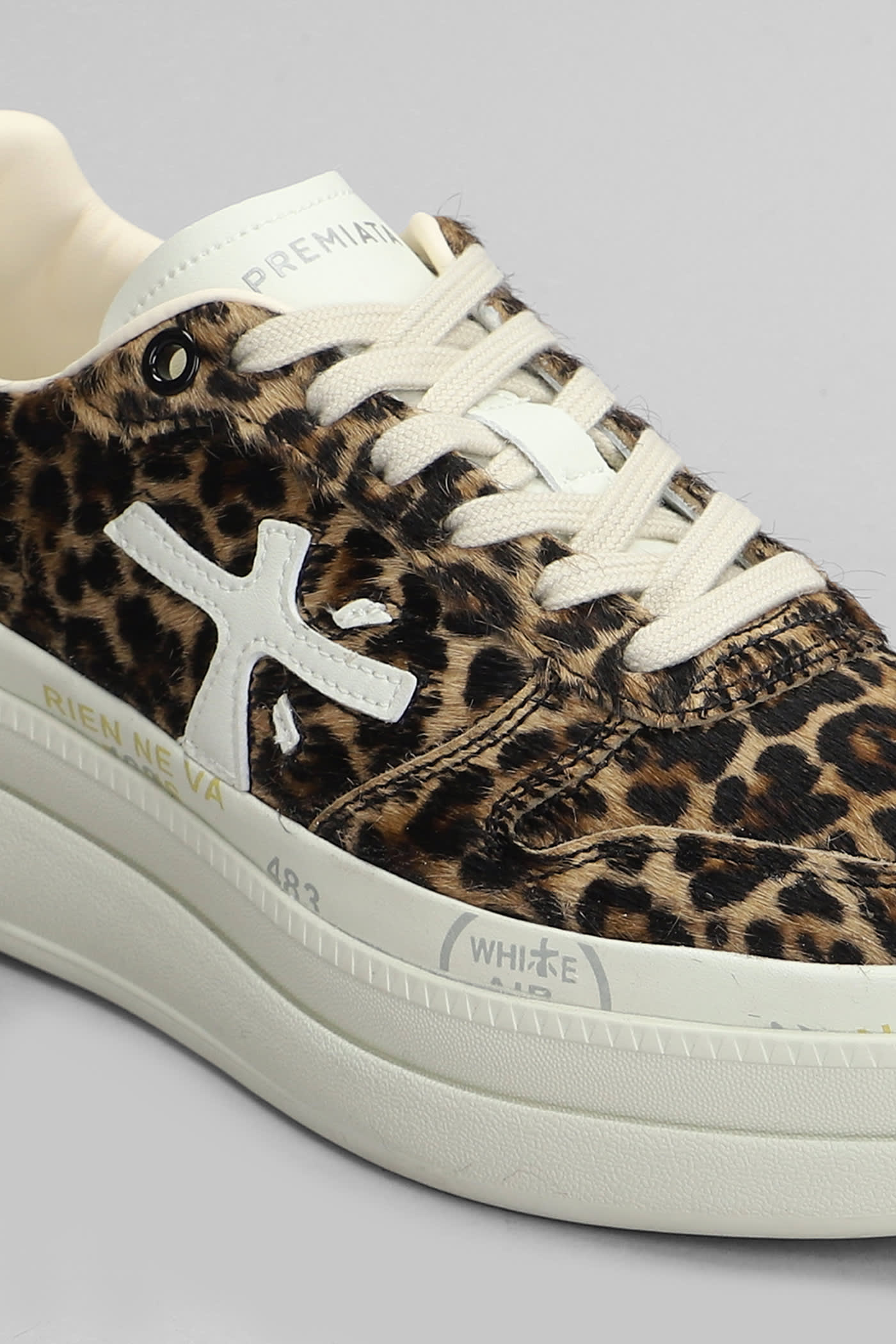 Shop Premiata Micol Sneakers In Animalier Pony Skin