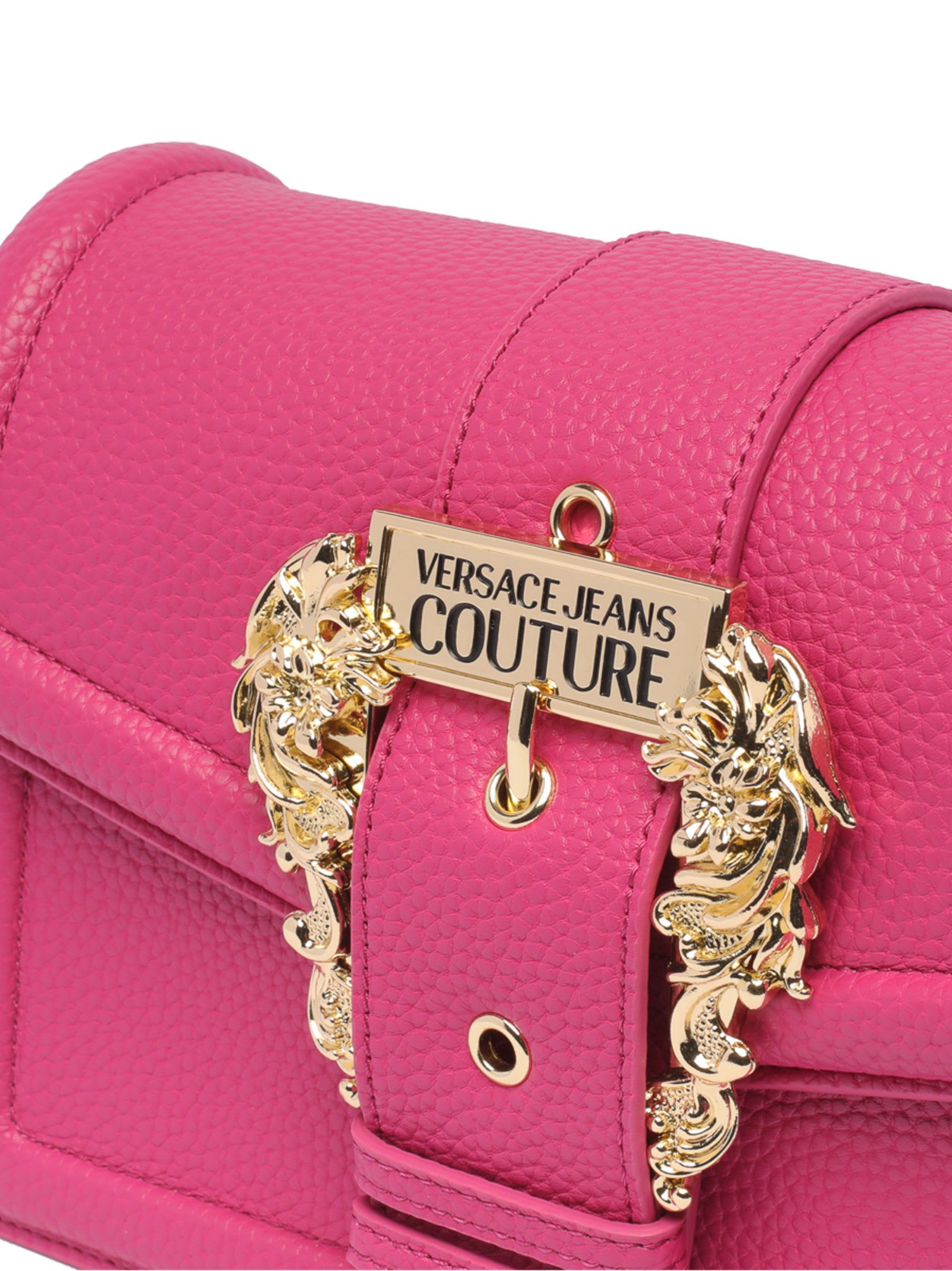 Shop Versace Jeans Couture Bag In Pink