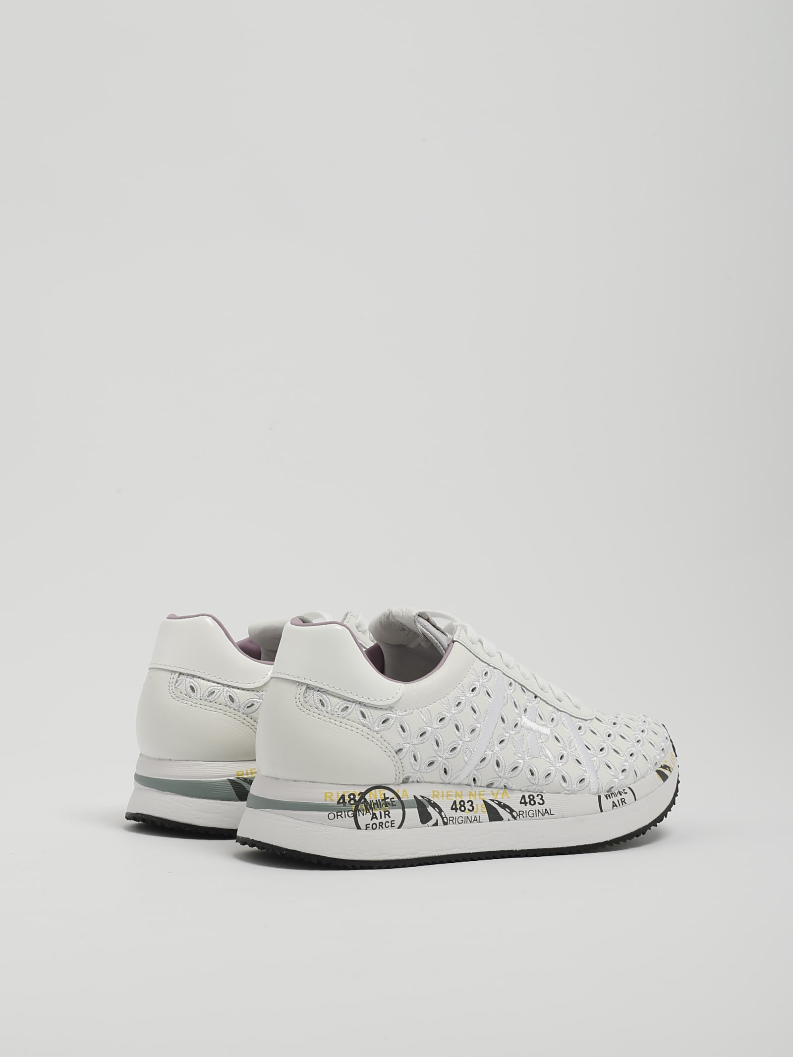 Shop Premiata Conny Sneaker In Bianco