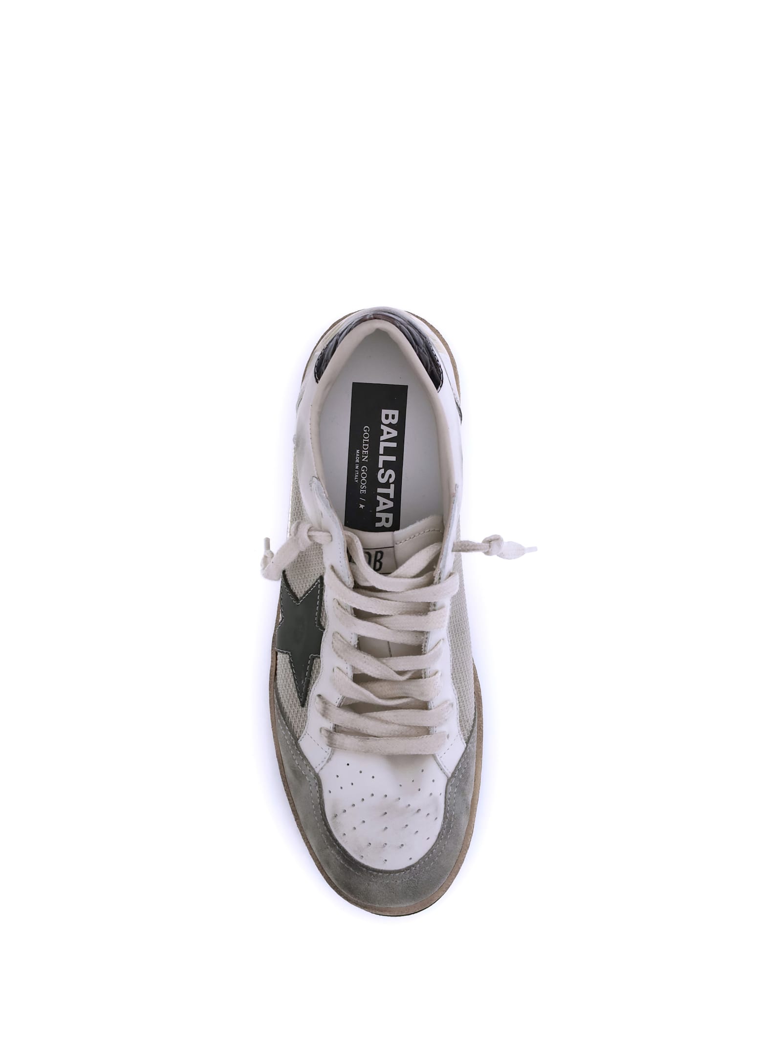 Golden Goose Men Leather Sneakers In Multi
