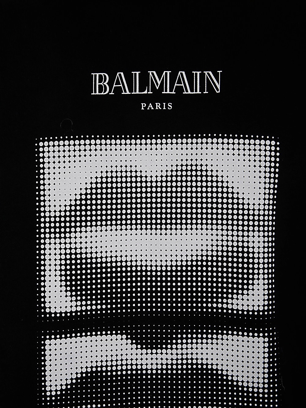 Shop Balmain Lips Print Hoodie In Eab Black White