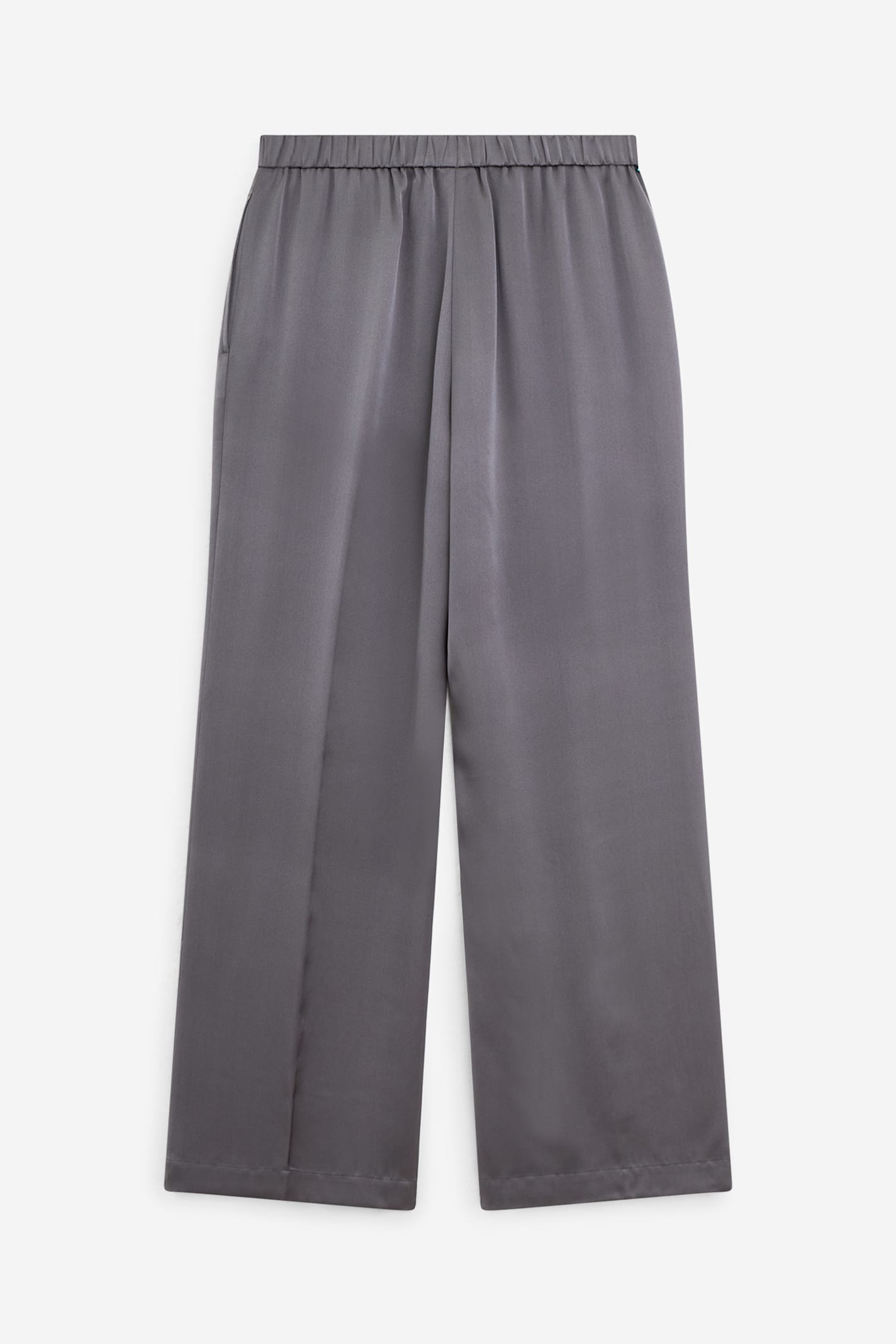 Aspesi Classic Tailored Grey Trousers With Straight Leg Cut In Gray