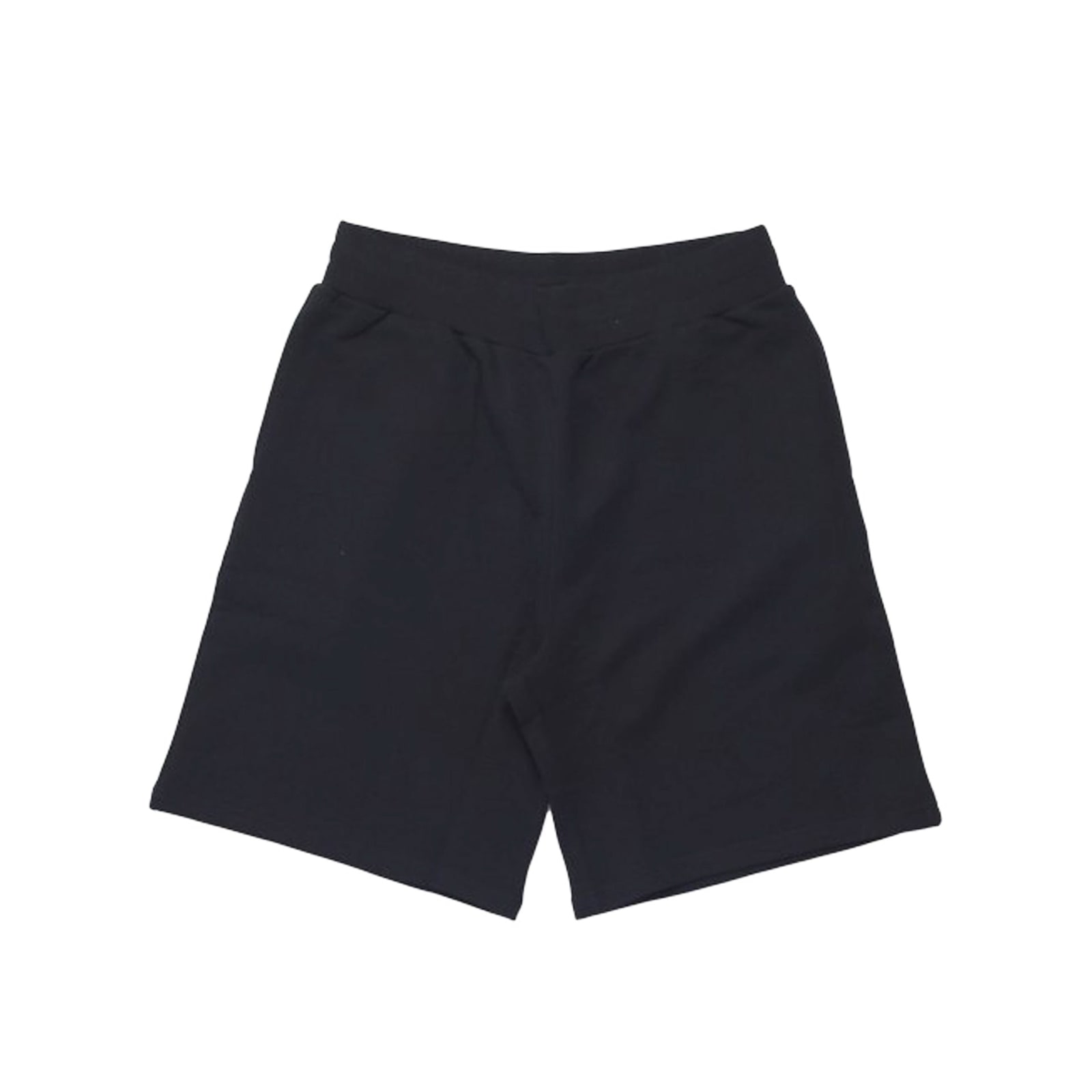 Shop Moschino Couture Cotton Shorts In Black