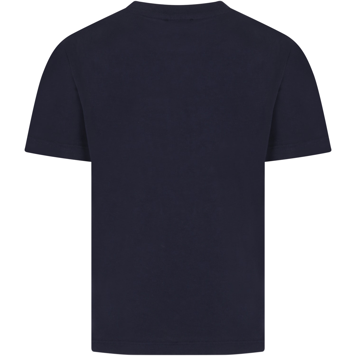 Shop Fay Blue T-shirt For Boy With Pocket E Logo In C