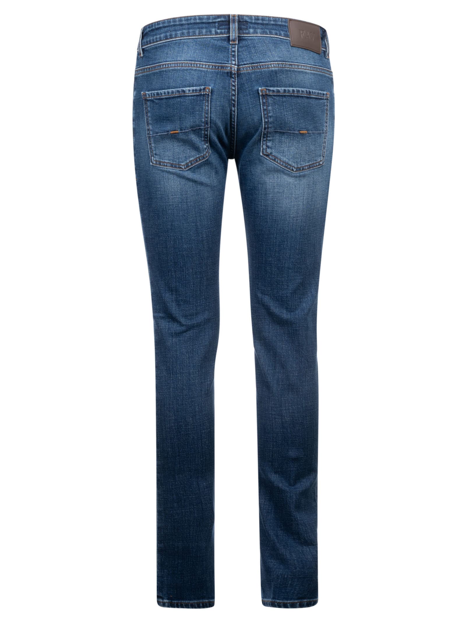 Shop Fay Slim Fit Regular 5 Pockets Jeans