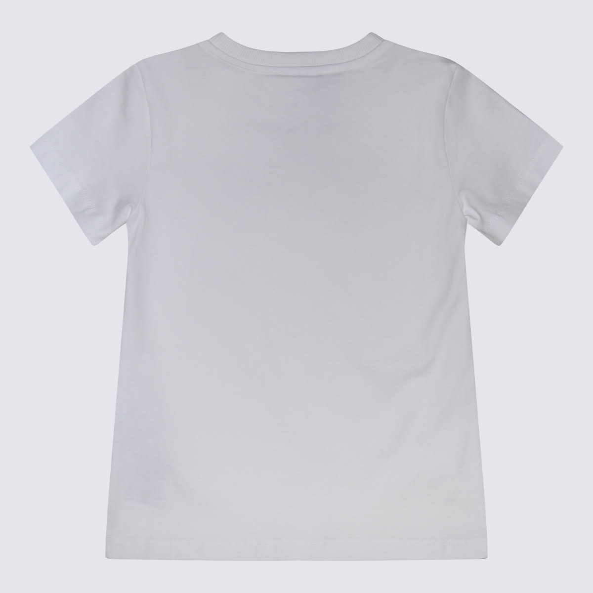 Shop Moschino White And Black Cotton T-shirt