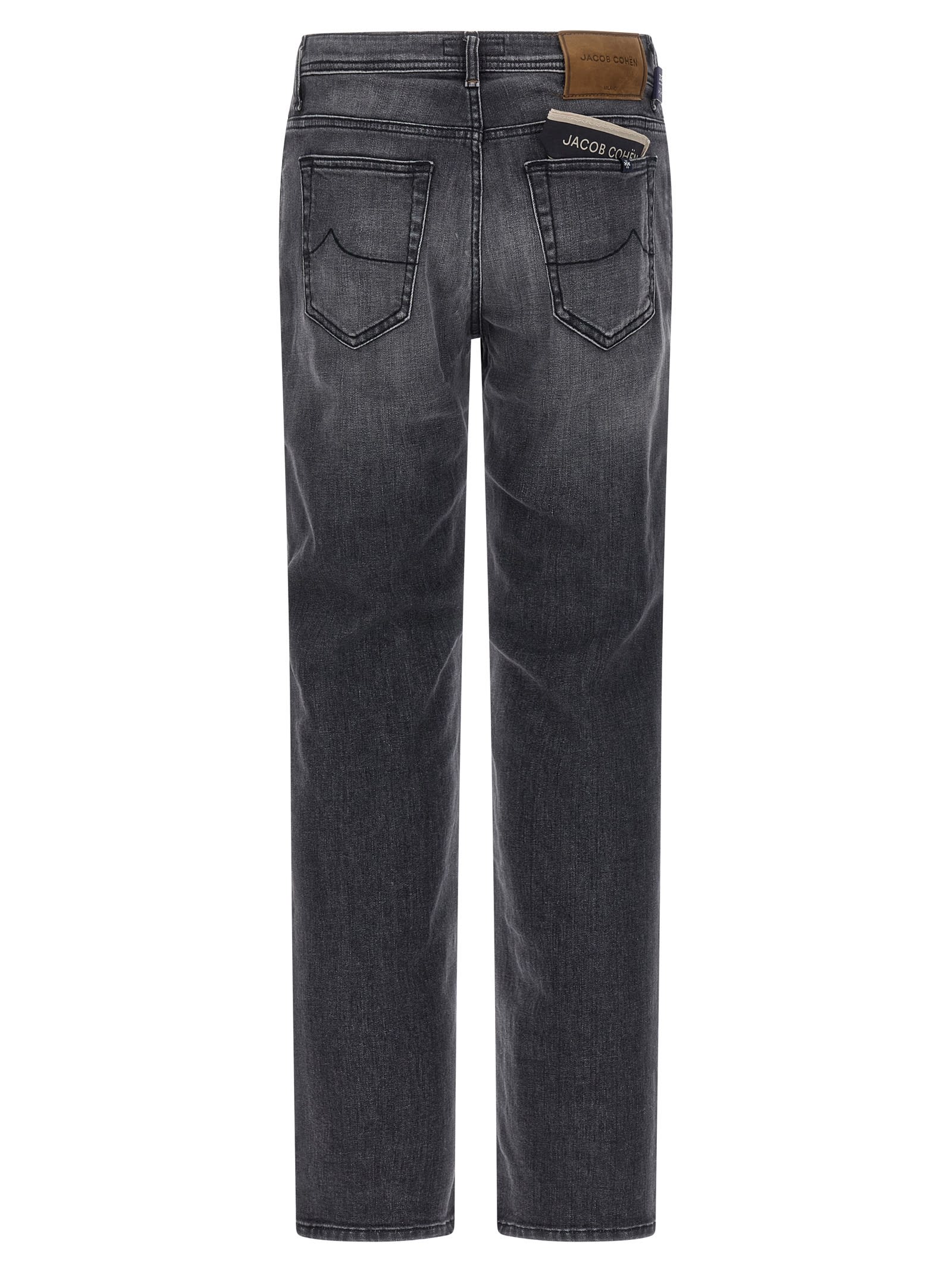 Jacob Cohen Distressed Denim Trousers Five Pockets In Multi