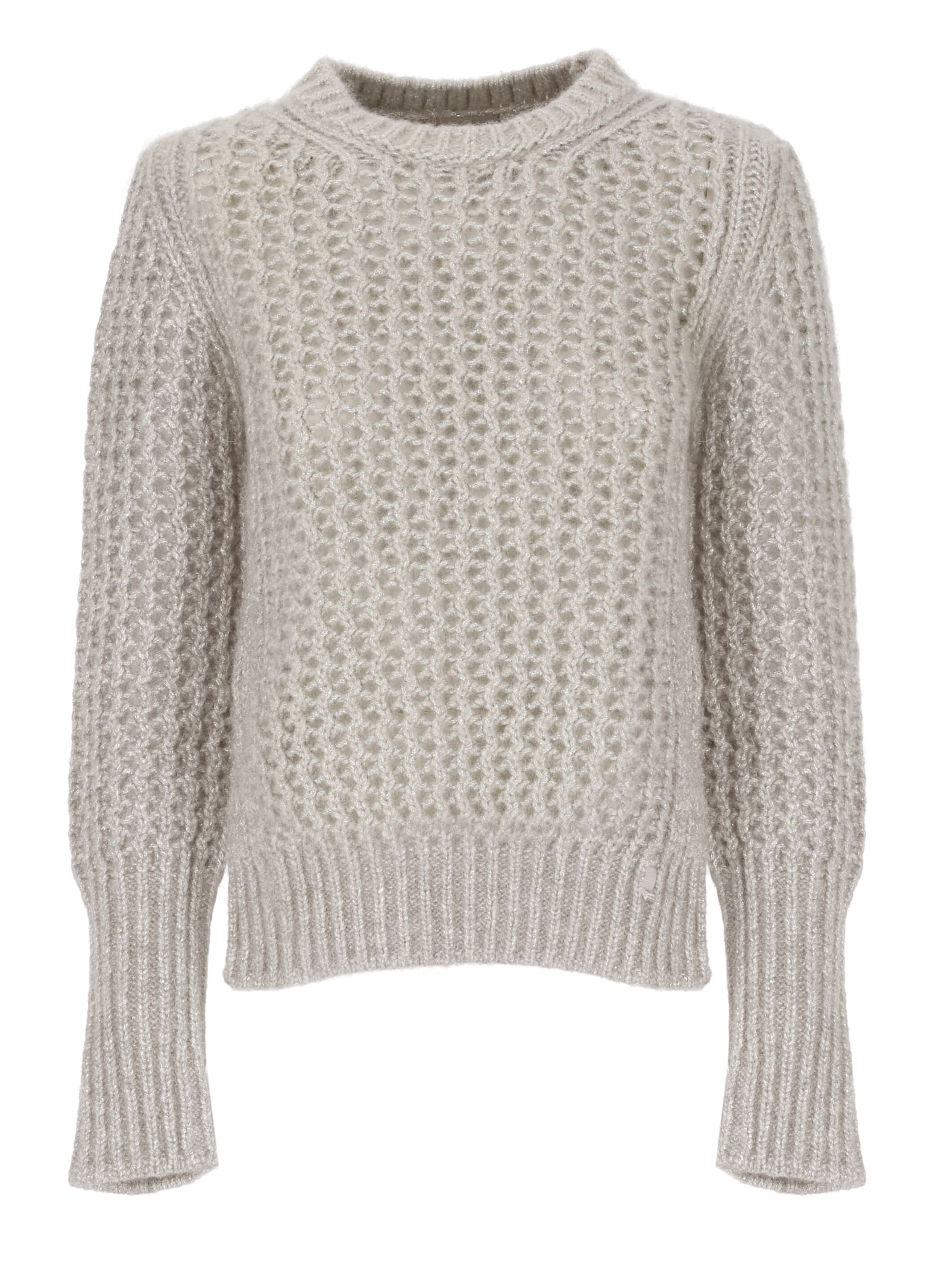 Shop Herno Alpaca Sweater In Beige